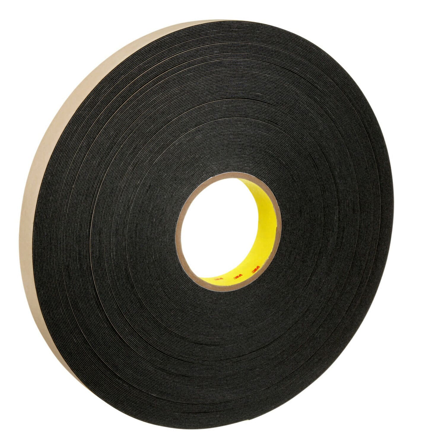 7000123710 - 3M Double Coated Polyethylene Foam Tape 4492B, Black, 1 in x 72 yd, 31 mil, 9 Roll/Case
