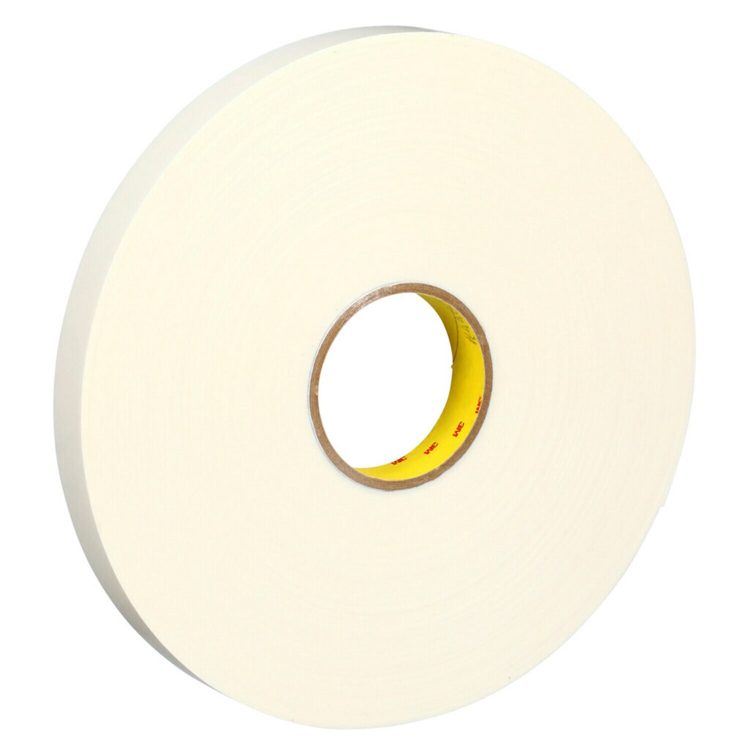 7000123603 - 3M Double Coated Polyethylene Foam Tape 4462, White, 1 in x 72 yd, 31
mil, 9 rolls per case