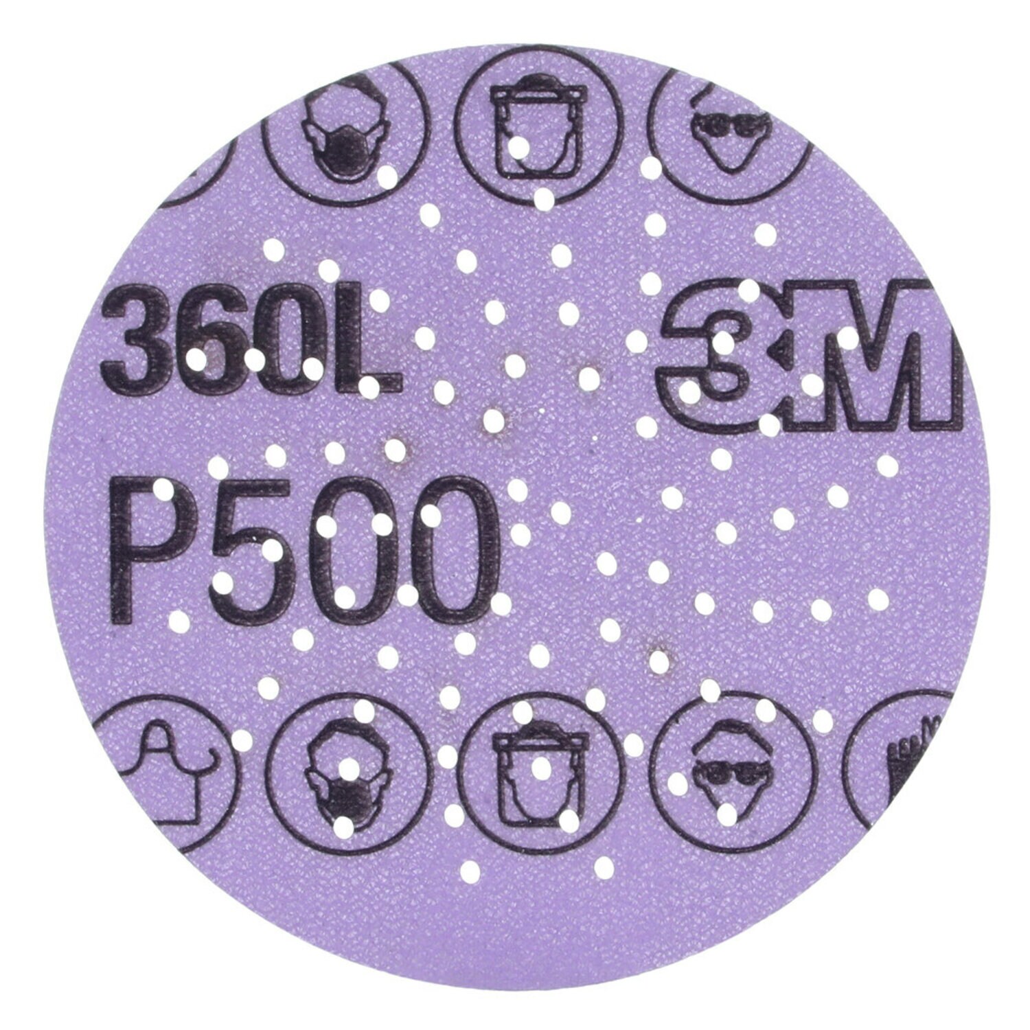7000118631 - 3M Xtract Film Disc 360L, P500 3MIL, 3 in, Die 300LG, 100/Carton, 500 ea/Case