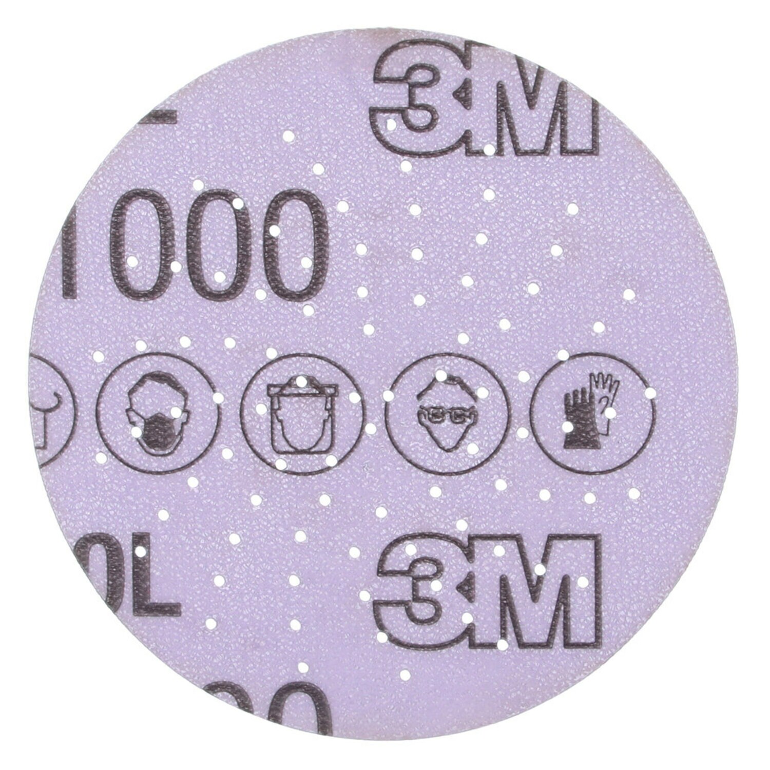 7100010263 - 3M Xtract Film Disc 360L, P1000 3MIL, 3 in, Die 300LG, 100/Carton, 500 ea/Case