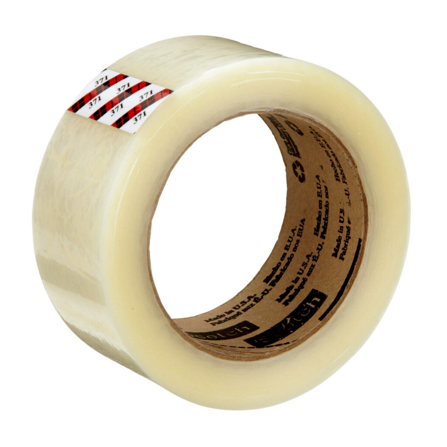 7100011547 - Scotch Box Sealing Tape 371, Clear, 48 mm x 100 m, 36/Case