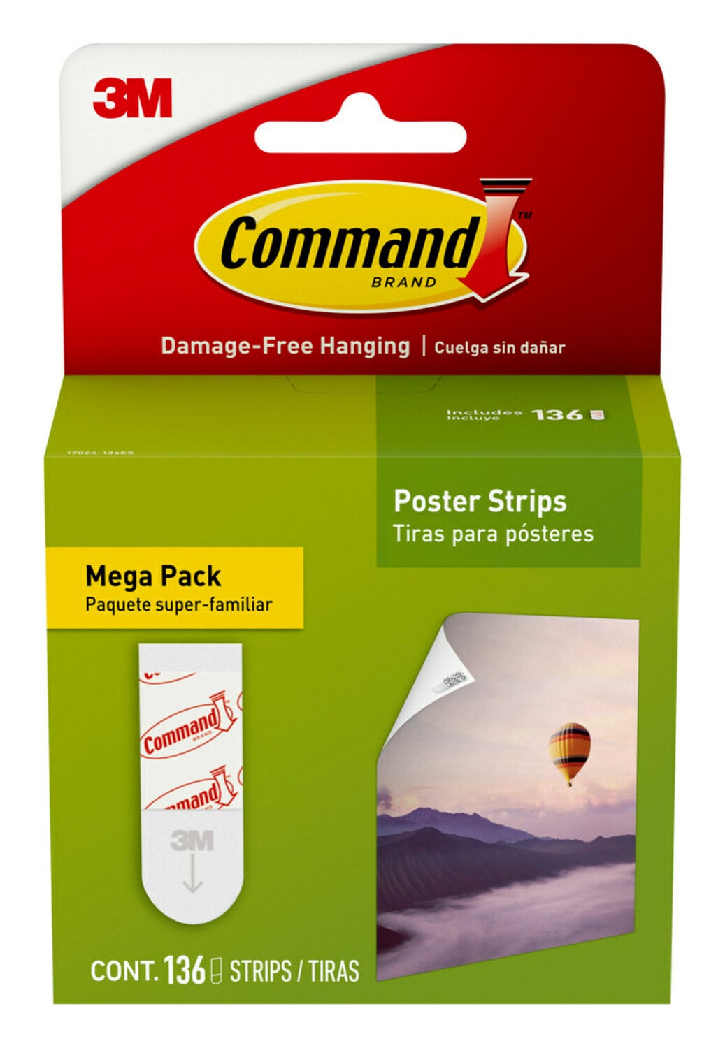 7100276788 - Command Poster Strips Mega-Pack 17024-136ES