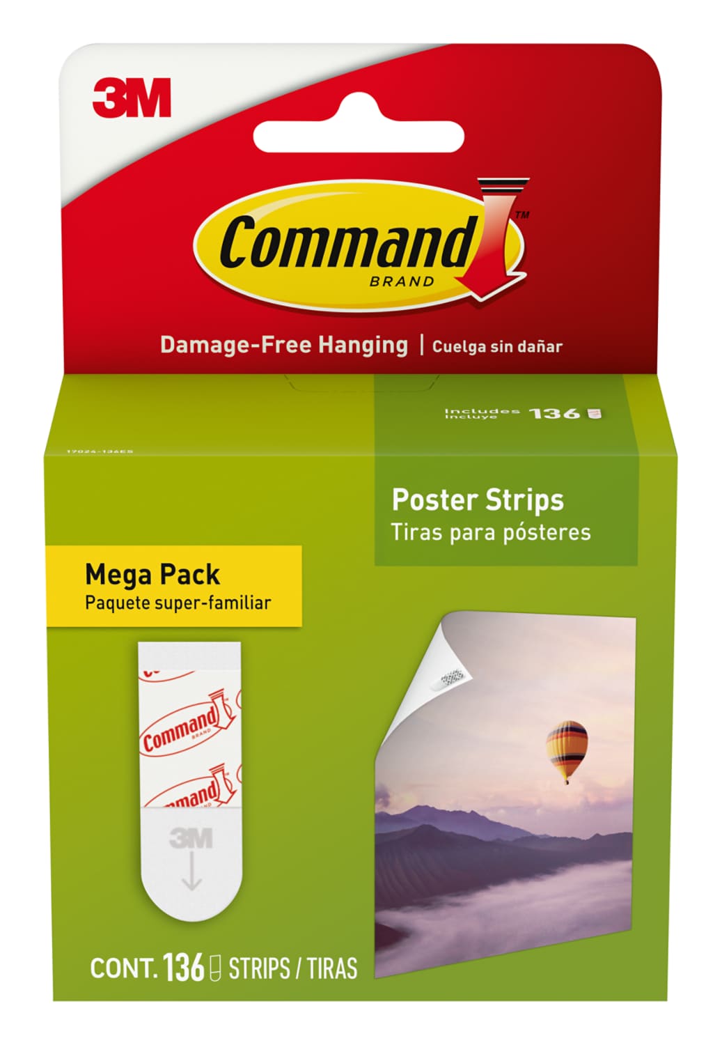 7100338556 - Command Poster Strips Mega-Pack 17024-136ES