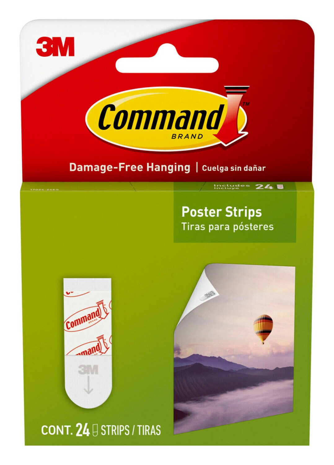 7100277487 - Command Poster Strips 17024ES, 12 Strips