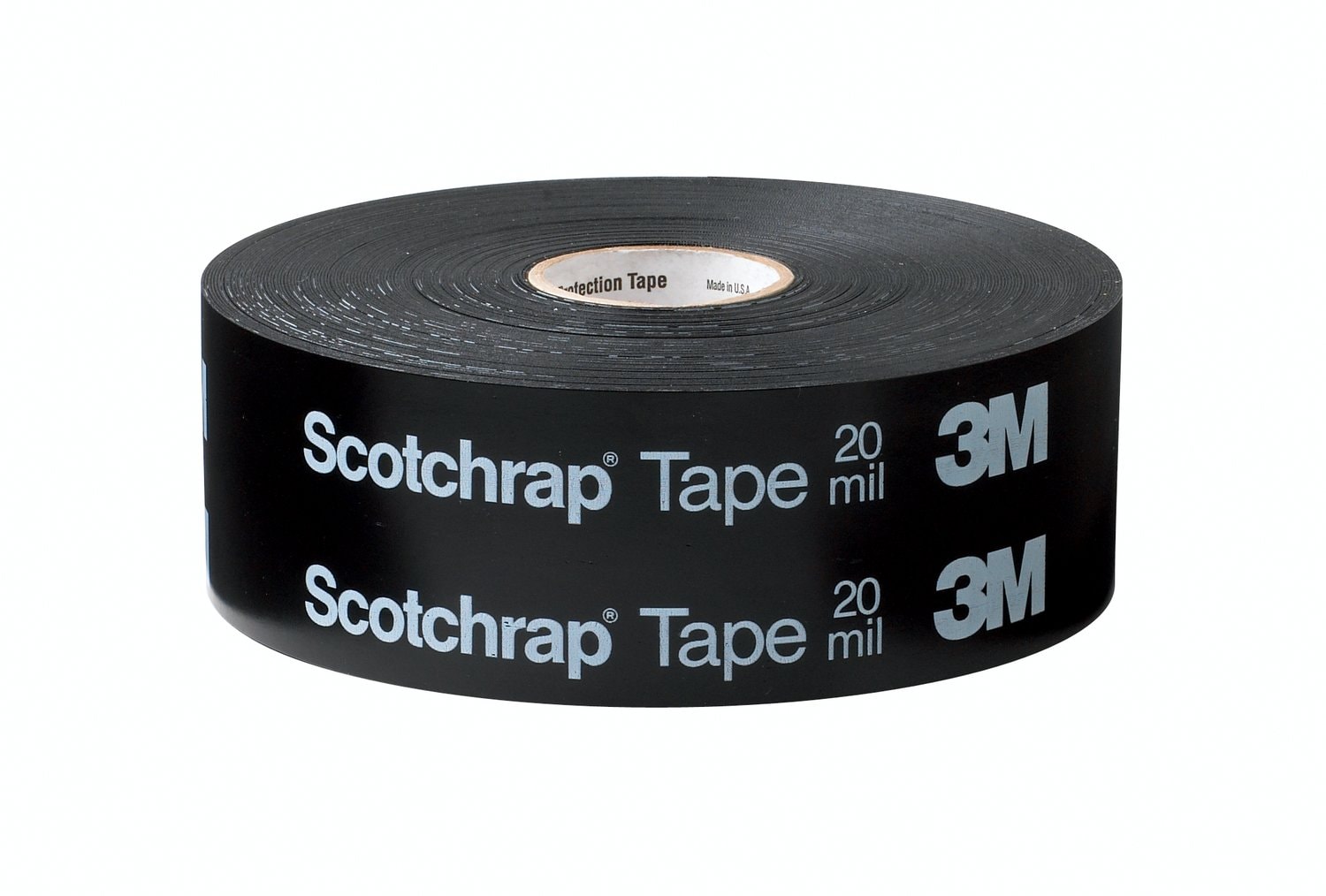 7000043017 - 3M Scotchrap Vinyl Corrosion Protection Tape 51, 4 in x 100 ft, Printed, Black, 4 rolls/Case