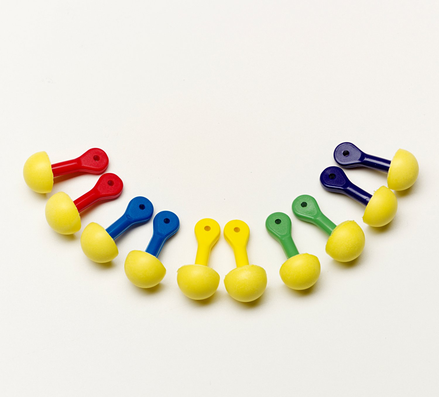 7000002308 - 3M E-A-R EXPRESS Pod Plugs Earplugs 321-2200, Uncorded, Assorted Color Grips, Pillow Pack, 400 Pair/Case