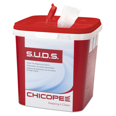  - Chicopee 0720 SUDS S.U.D.S.® Sanitizer Compatible Towels for Disinfectants (6 Rolls Per Case)