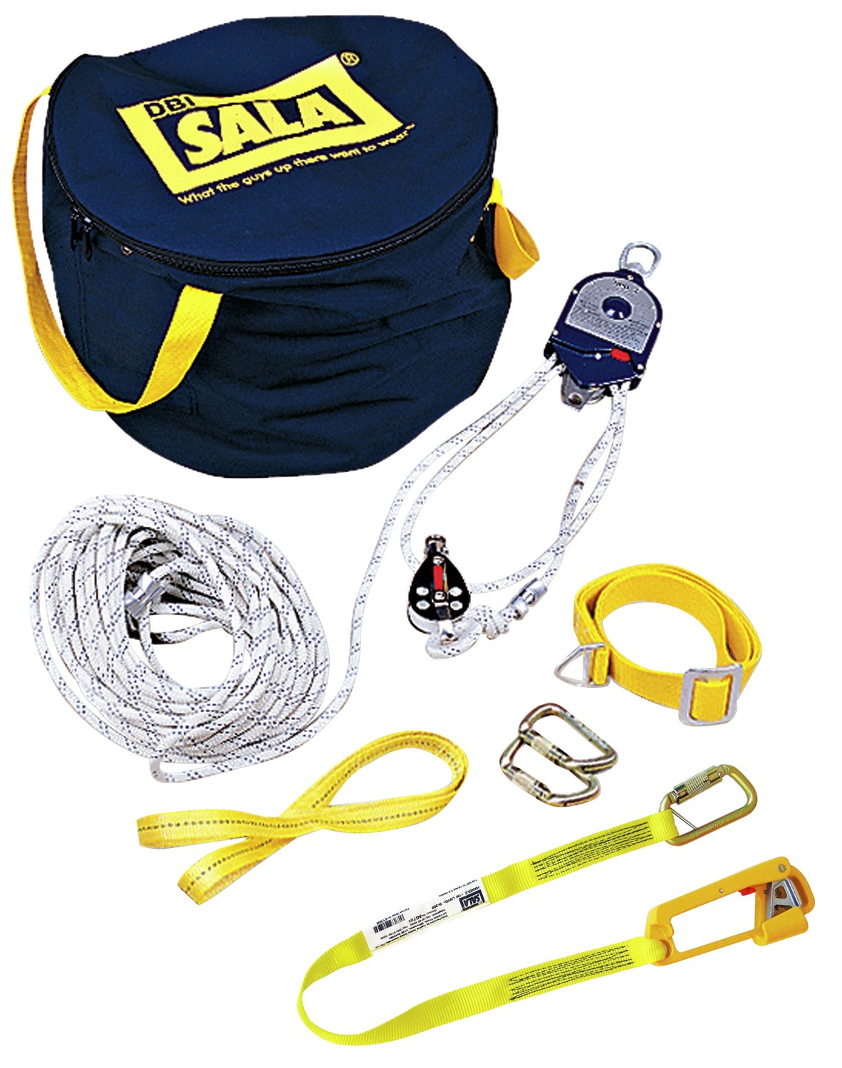 7012819475 - 3M DBI-SALA Rollgliss RPD 3:1 Ratio Rescue Positioning Device Kit 3600400, 3/8 in Nylon Kernmantle Rope, 400 ft