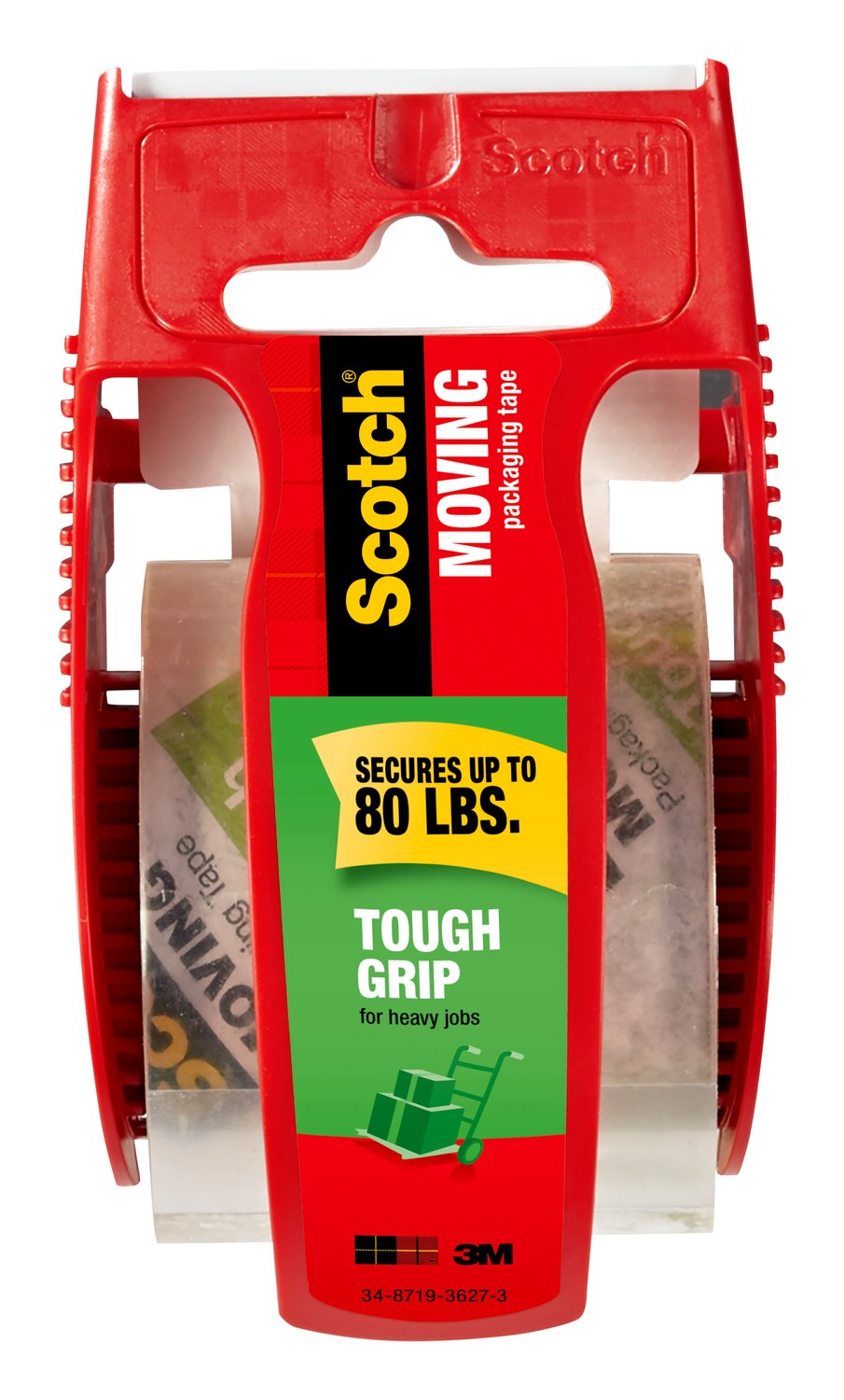 7100103256 - Scotch Tough Grip Moving Packaging Tape 150, 1.88 in x 22.2 yd (48 mm x 20,3 m)