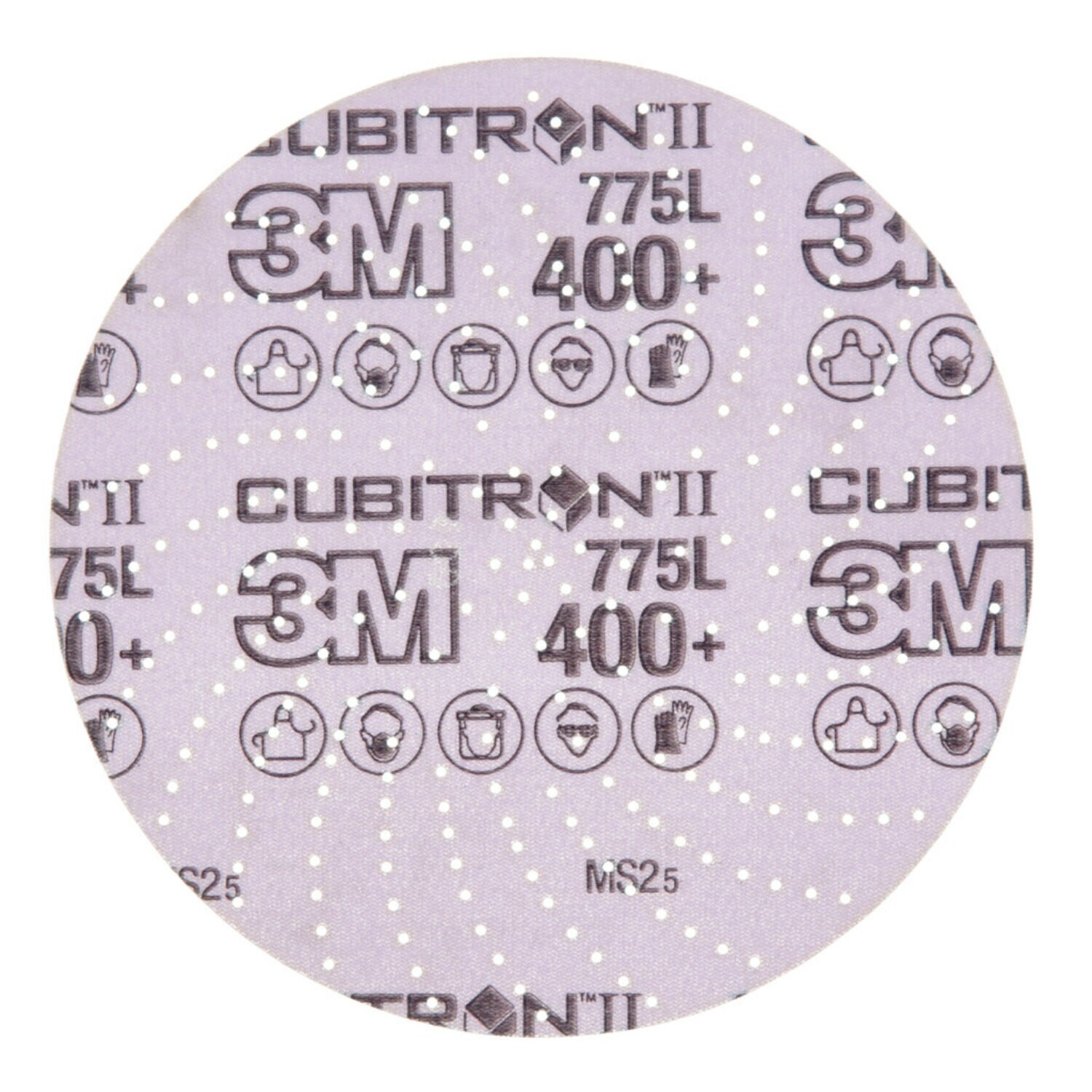 7100145455 - 3M Xtract Cubitron II Film Disc 775L, 400+, 6 in, Die 600LG,
50/Carton, 250 ea/Case