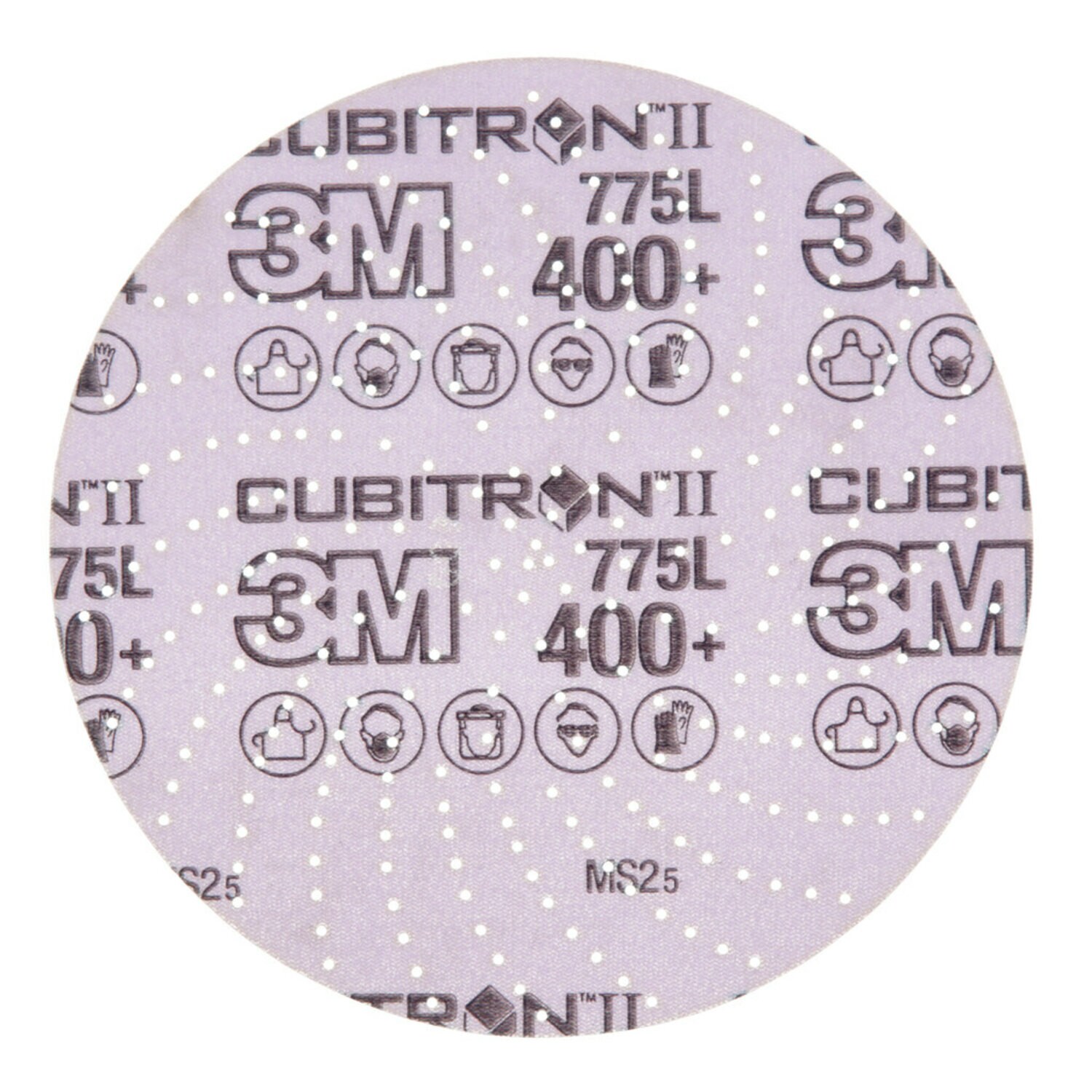 7100145455 - 3M Xtract Cubitron II Film Disc 775L, 400+ 3MIL, 6 in, Die 600LG, 50/Carton, 250 ea/Case