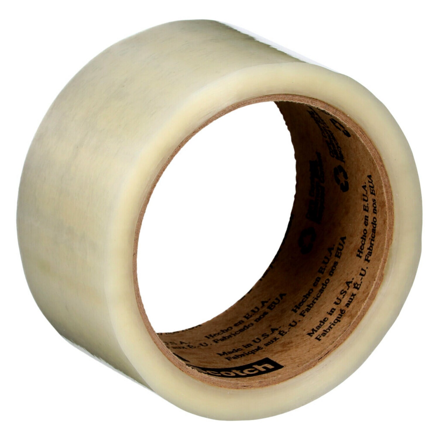 7010335128 - Scotch Box Sealing Tape 371, Clear, 48 mm x 50 m, 36/Case (6 rolls/pack
6 packs/case), Conveniently Packaged