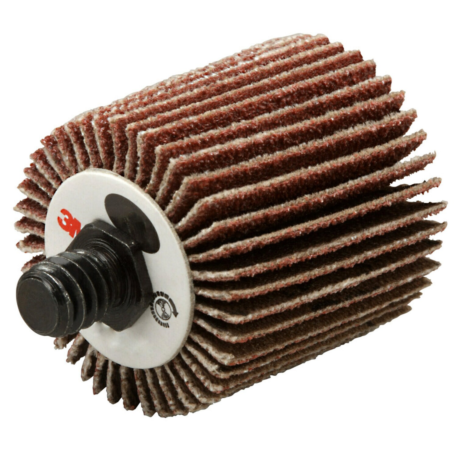 7100178244 - 3M Flap Wheel 244D, 80 X-weight, Type 84, 1 in x 1 in x 1/4 in-20 External, 10 ea/Case