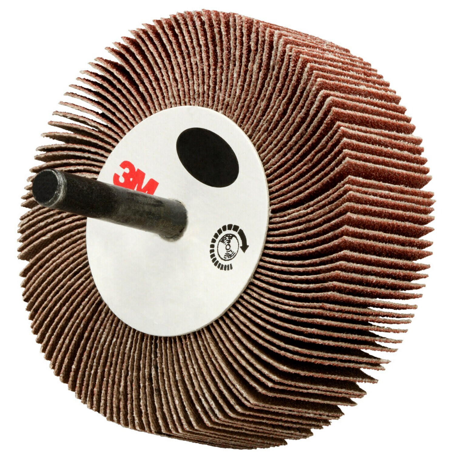 7100171772 - 3M Flap Wheel 244D, 120 X-weight, Type 83, 3 in x 1 in x 1/4 in, 10 ea/Case