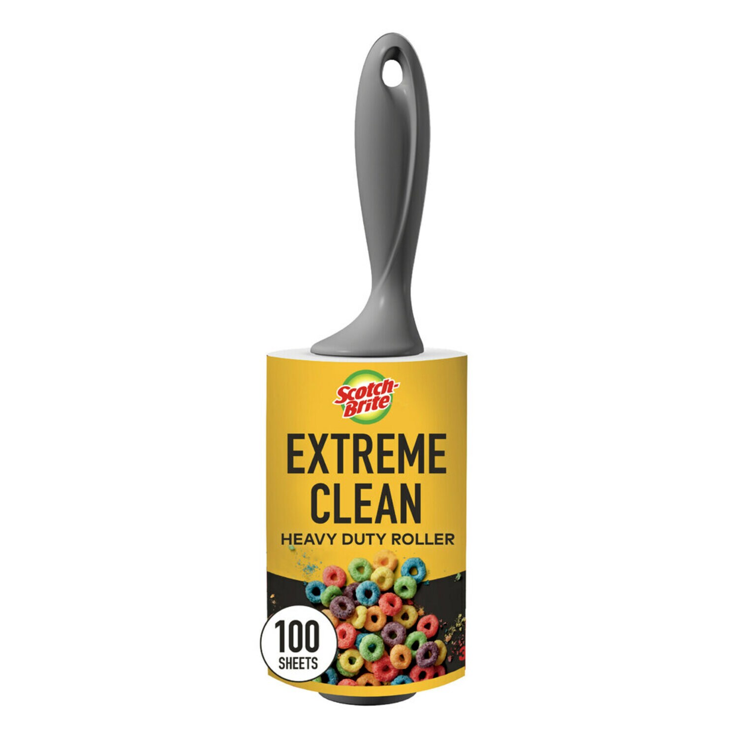 7100278620 - Scotch-Brite Extreme Clean Lint Roller 830RS-100, 4 in x 54.9 ft (10.1 cm x 16.7 m), 6/1