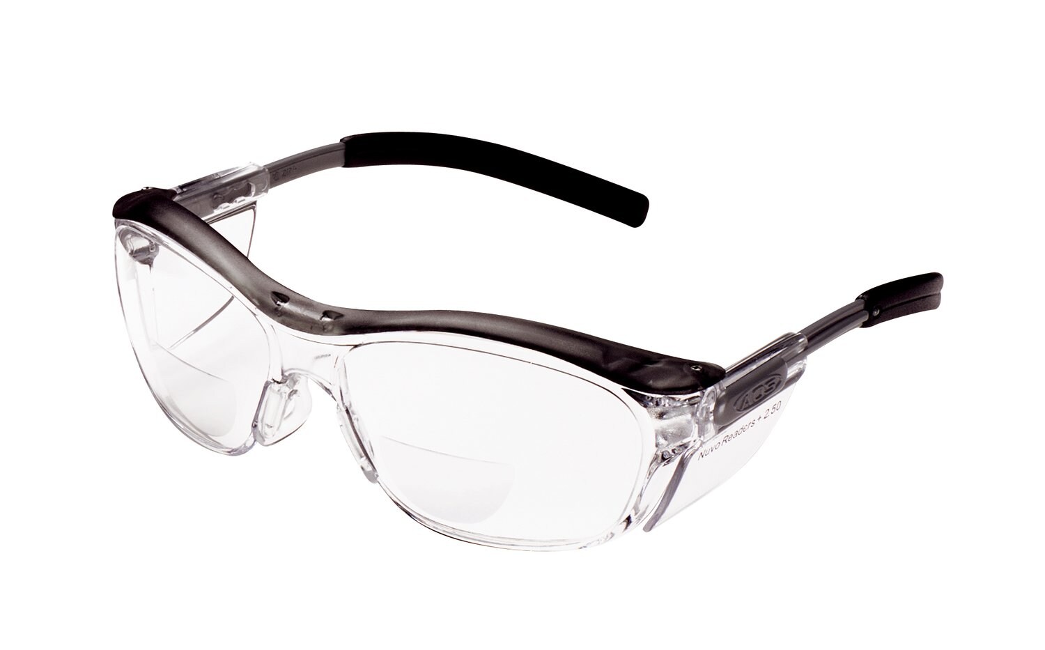 7000052799 - 3M Nuvo Protective Eyewear 11436-00000-20 Clear Lens, Grey Frame, +2.5
Diopter 20 ea/Case