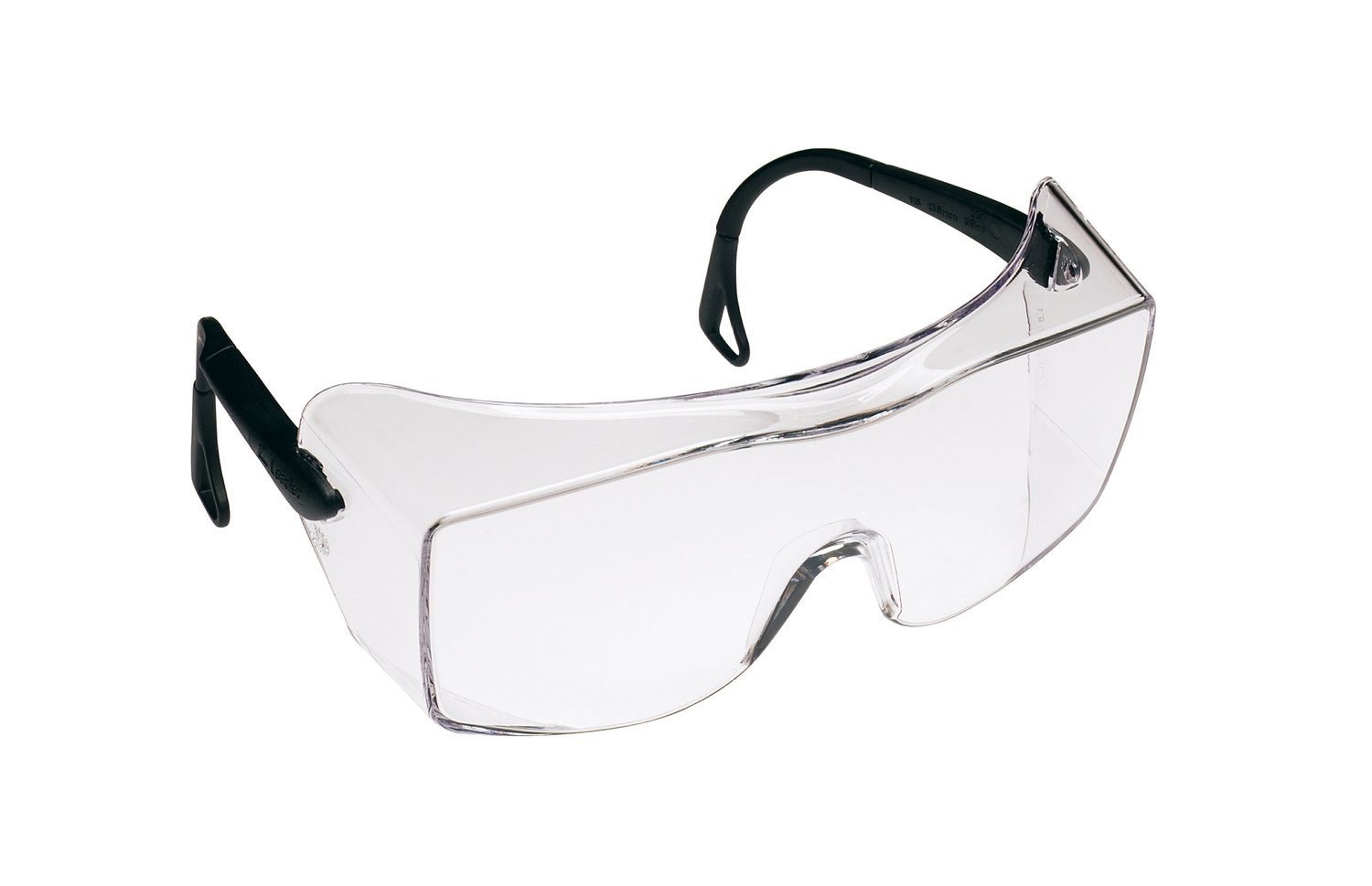 7000002373 - 3M OX Protective Eyewear 2000, 12166-00000-20 Clear Anti-Fog Lens, Black Secure Grip Temple 20 EA/Case