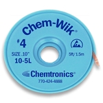 10500L - CHEMTRONICS CHEM WIK ROSIN FLUX DESOLDERING WICK 500FT
