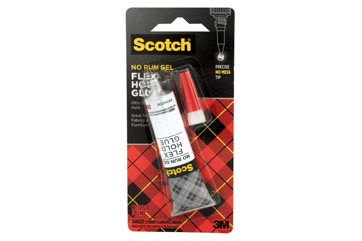 7000048058 - Scotch Maximum Strength Adhesive 6047, 1 fl oz (29,5 mL), 12 Each/Case