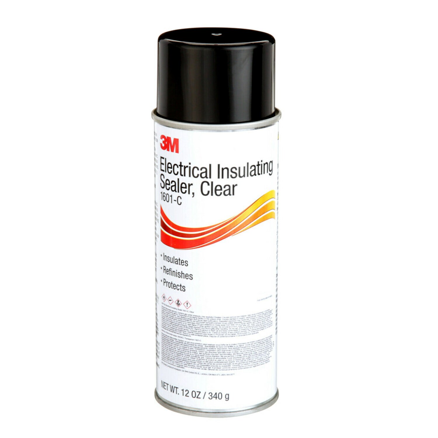 7100139129 - 3M Electrical Insulating Sealer 1601-C, 12-oz Can, Clear, 12 Canisters/Case