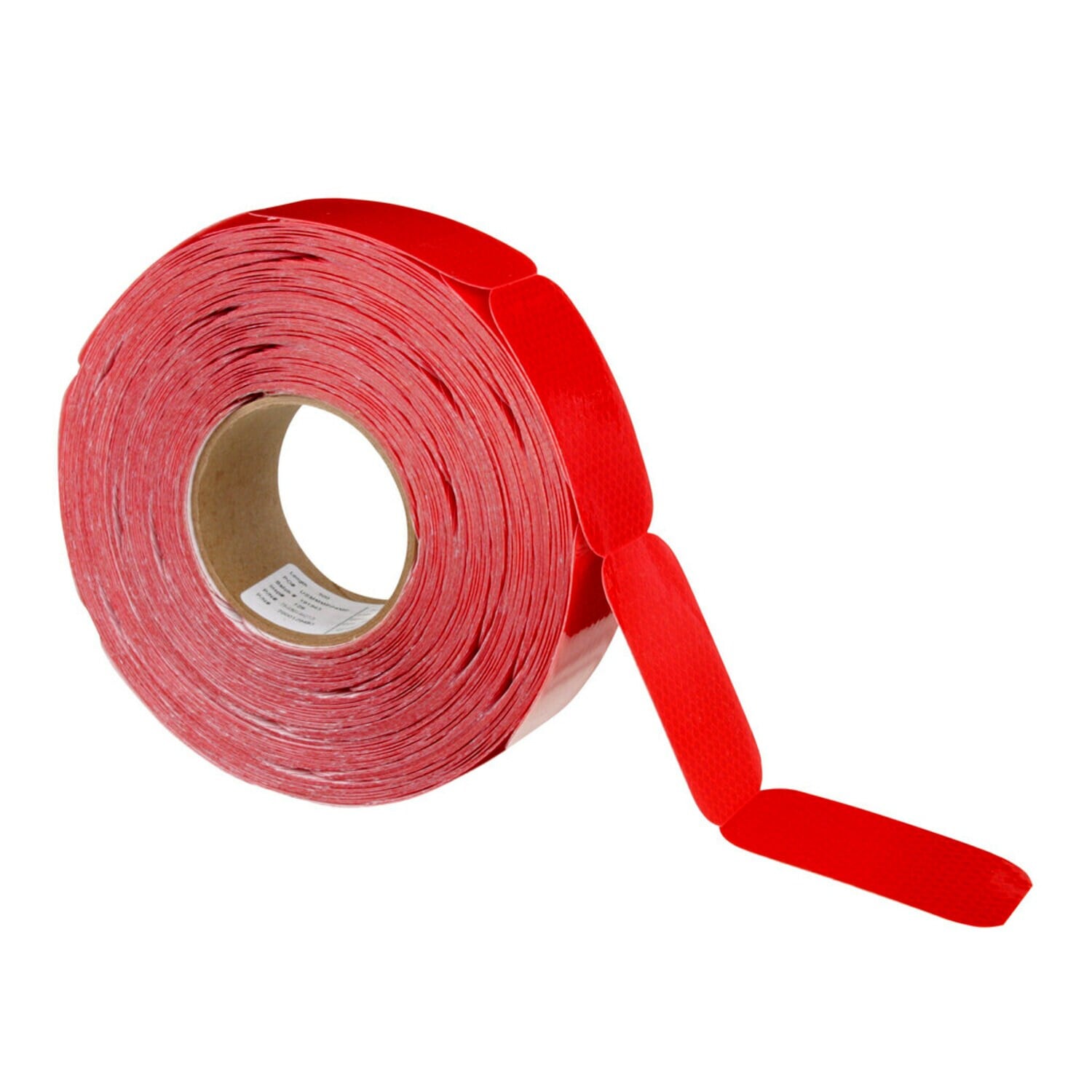 7000129483 - 3M Diamond Grade Reflectors 989-72 Red, 2 in x 3.5 in, 2 in x 50 yd, 500 kiss-cut per roll