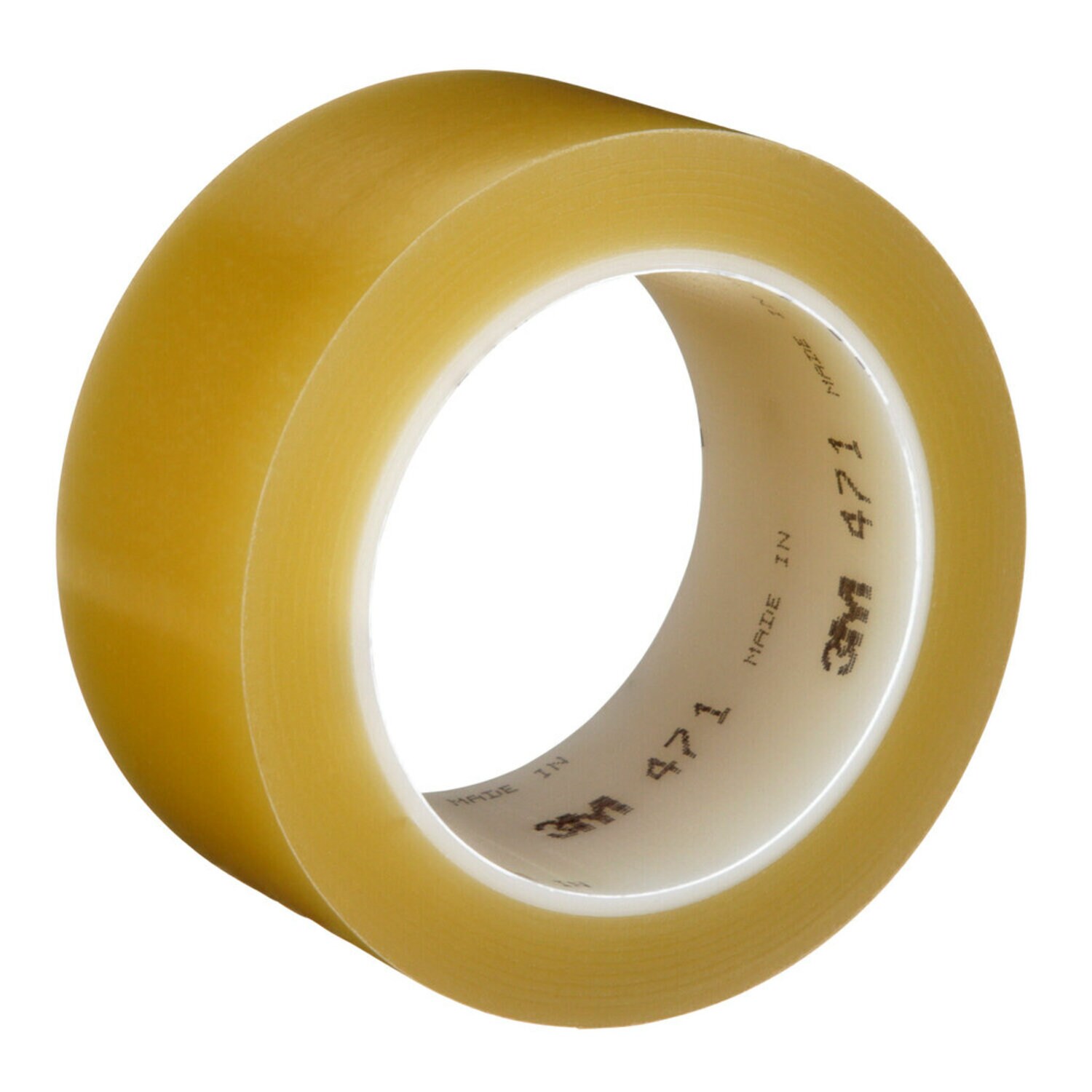 7000048403 - 3M Vinyl Tape 471, Transparent, 2 in x 36 yd, 5.2 mil, 24 Roll/Case