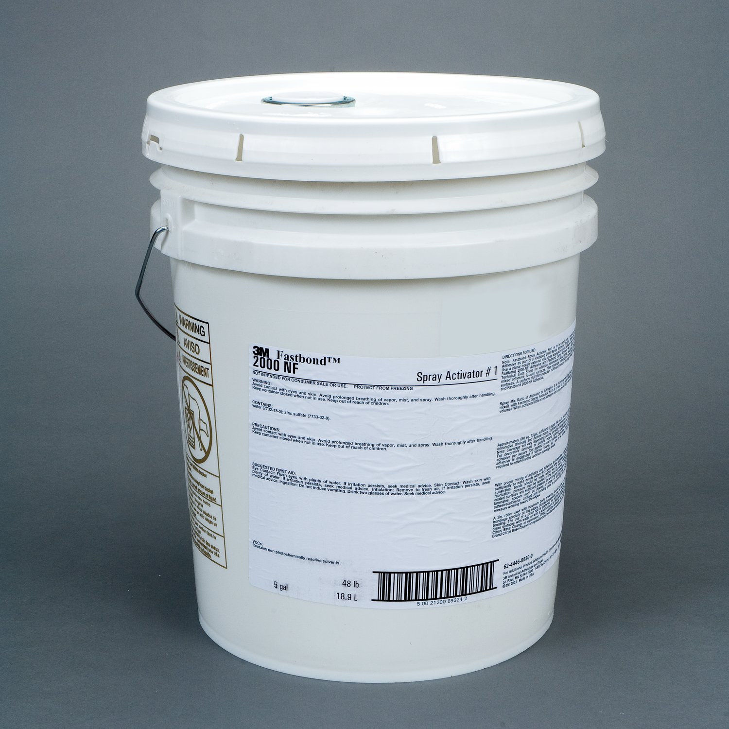 7000121402 - 3M Fastbond Spray Activator 1, 5 Gallon Pour Spout Drum (Pail)