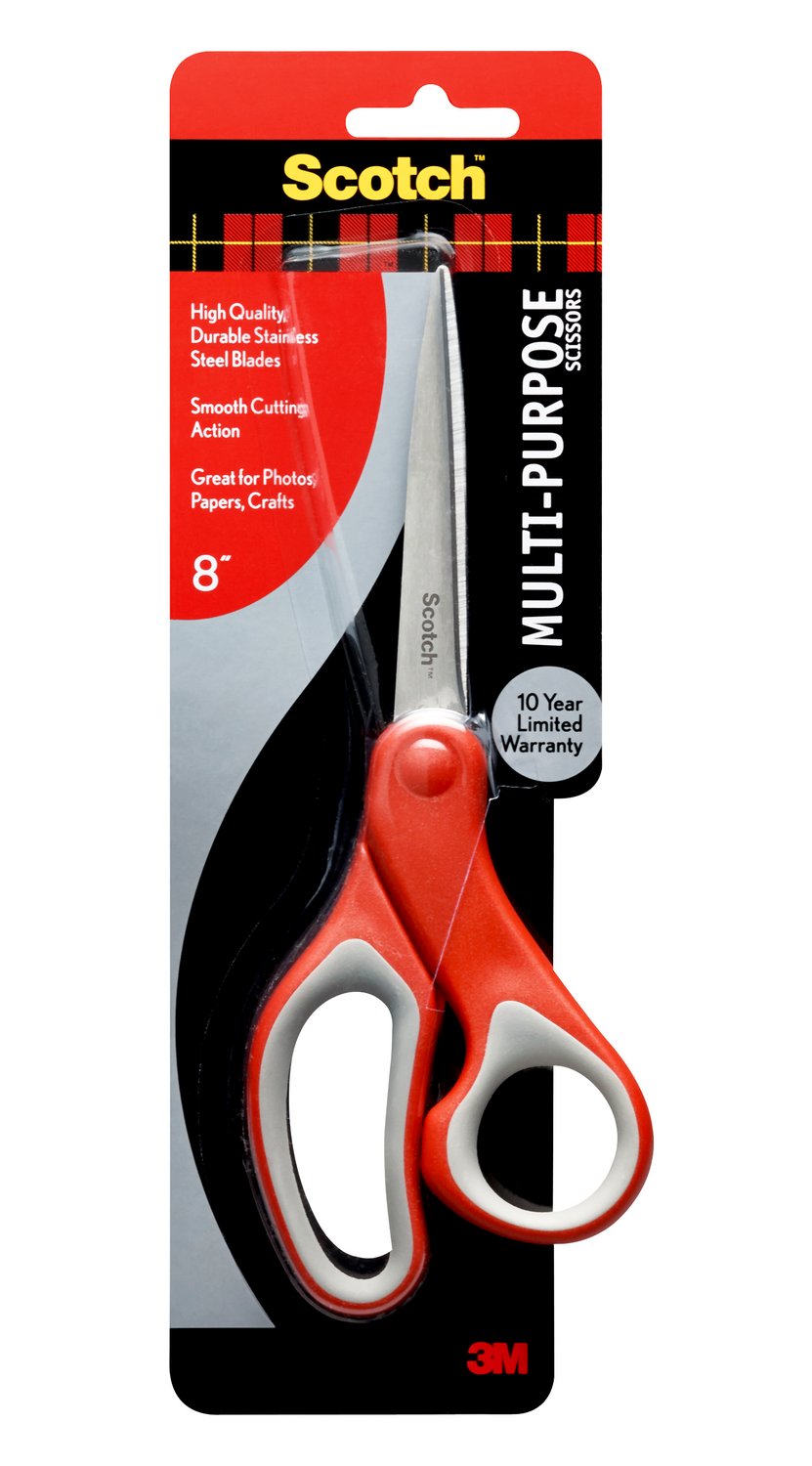 7100217024 - Scotch Multi-Purpose Scissors 1428, 8 in (20.3 cm)