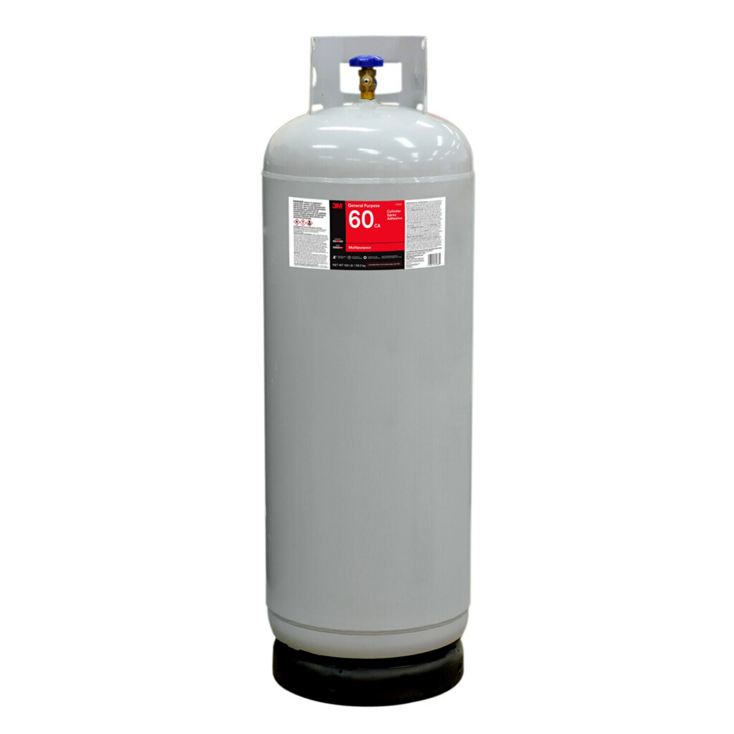 7010366492 - 3M General Purpose 60 CA Cylinder Spray Adhesive Low VOC, Clear, Intermediate Cylinder (Net Wt 129.2 lb)