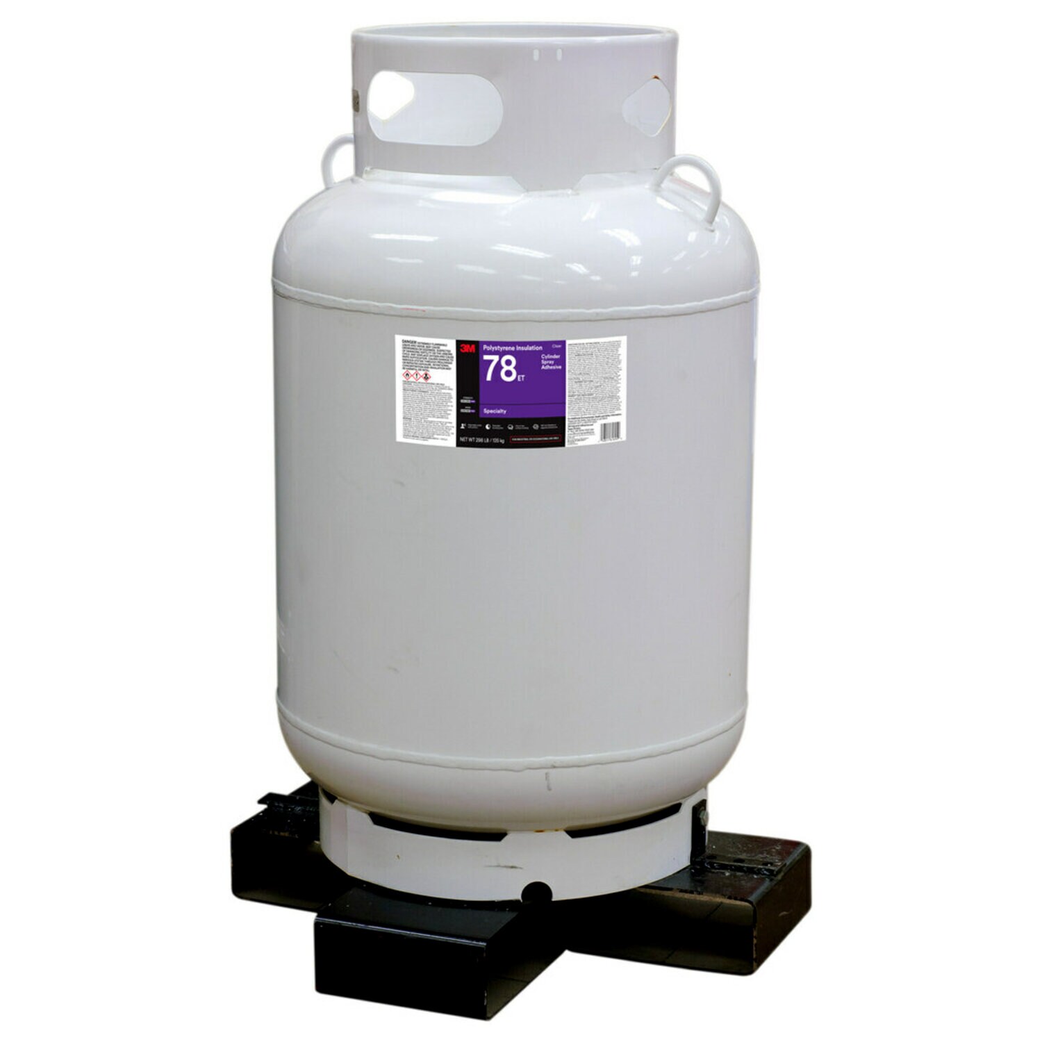 7010366510 - 3M Polystyrene Insulation 78 ET Cylinder Spray Adhesive, Clear Cylinder (Net Wt 298 lb)