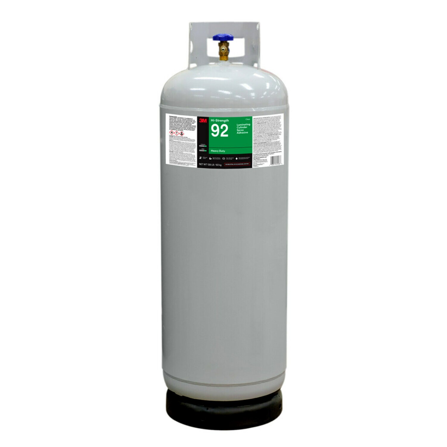 7100139493 - 3M Hi-Strength Laminating 92 Cylinder Spray Adhesive, Clear,
Intermediate Cylinder (Net Wt 139 lb)