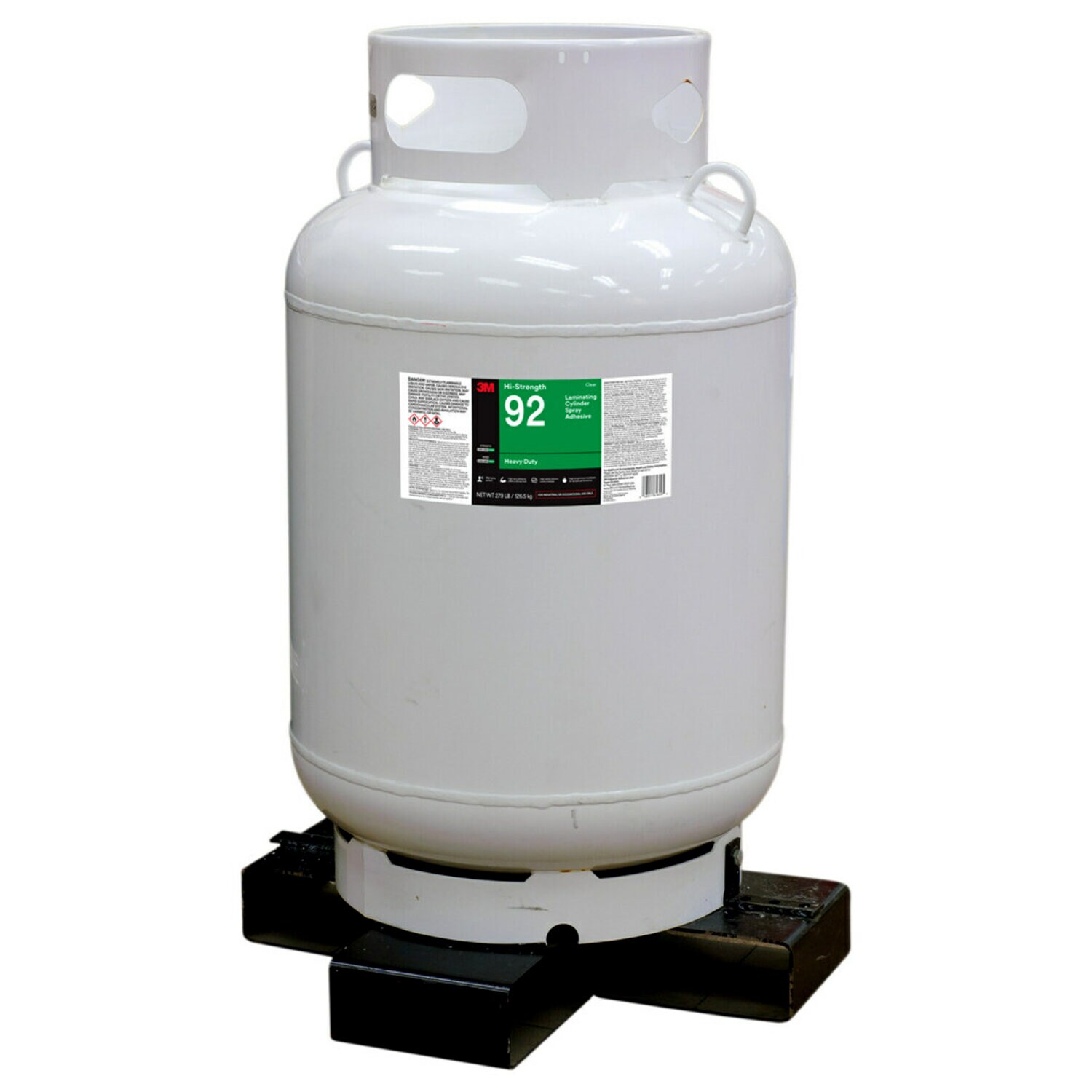 7010366494 - 3M Hi-Strength Laminating 92 Cylinder Spray Adhesive, Clear Cylinder (Net Wt 279 lb)