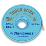 40410 - CHEMTRONICS SODER WICK LEAD FREE DESOLDERING WICK 10FT