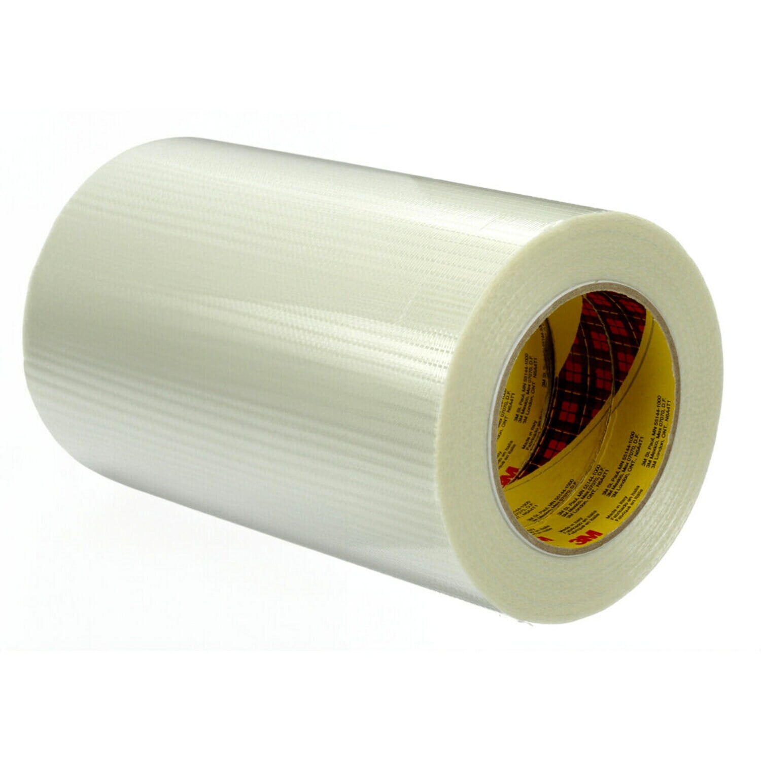 7000137596 - Scotch Bi-Directional Filament Tape 8959, Transparent, 6 in x 60 yd, 8 Rolls/Case