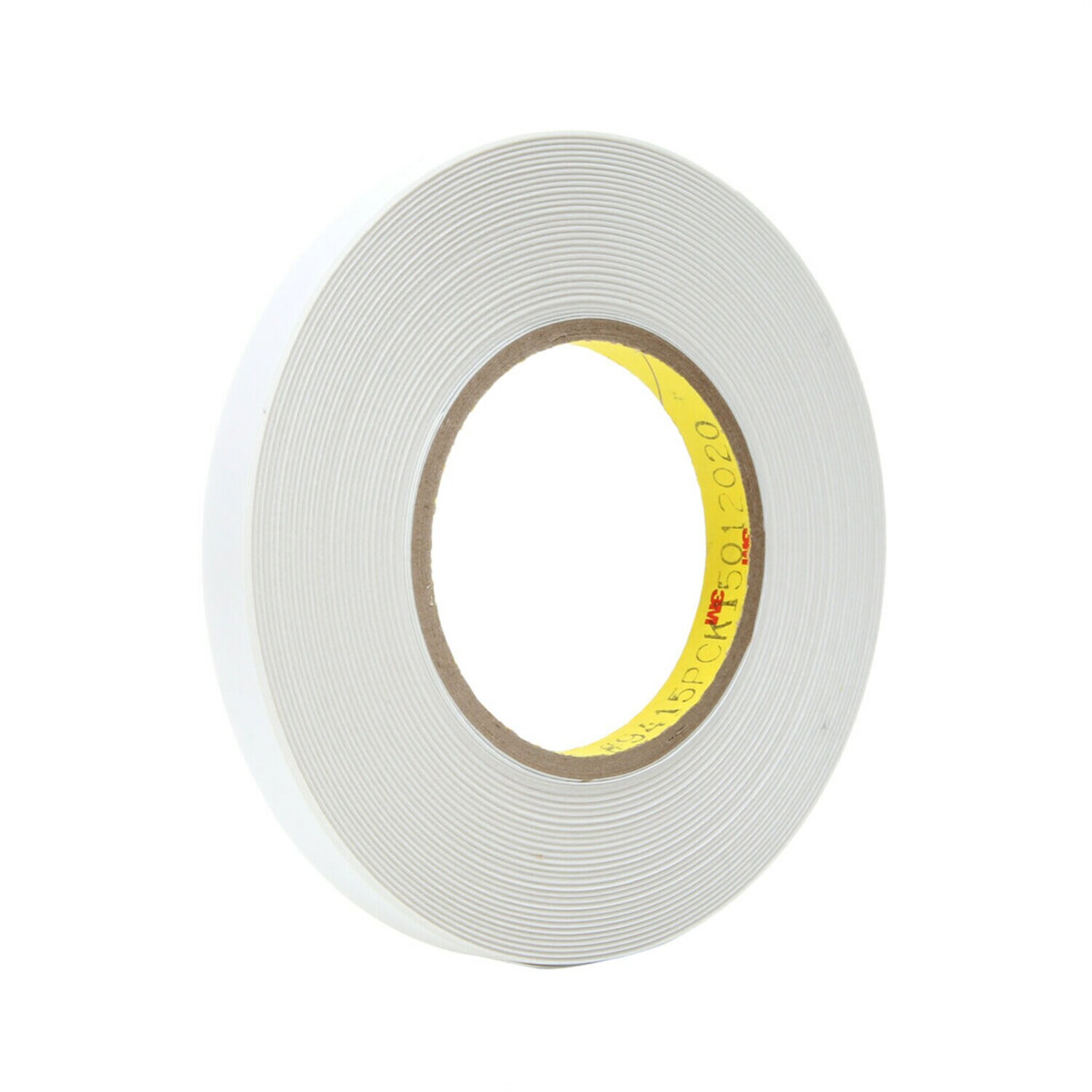 7100179382 - 3M Removable Repositionable Tape 9415PC, Clear, 1/4 in x 72 yd, 2 mil,
144 Rolls/Case