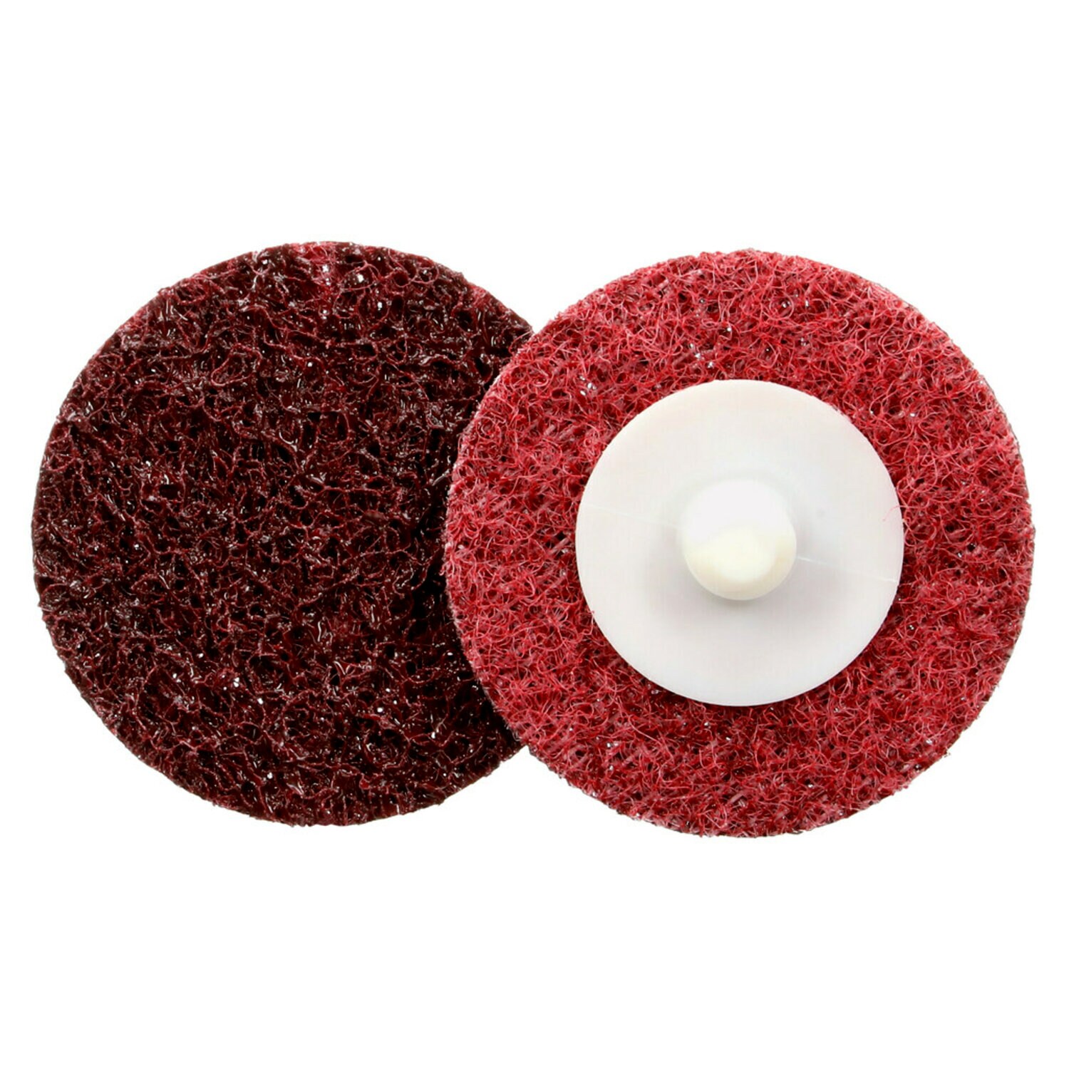 7000046868 - Standard Abrasives Quick Change Surface Conditioning GP Disc, 840388, A/O MED, TR, Maroon, 2 in, Die Q200P, 50/Car, 500 ea/Case
