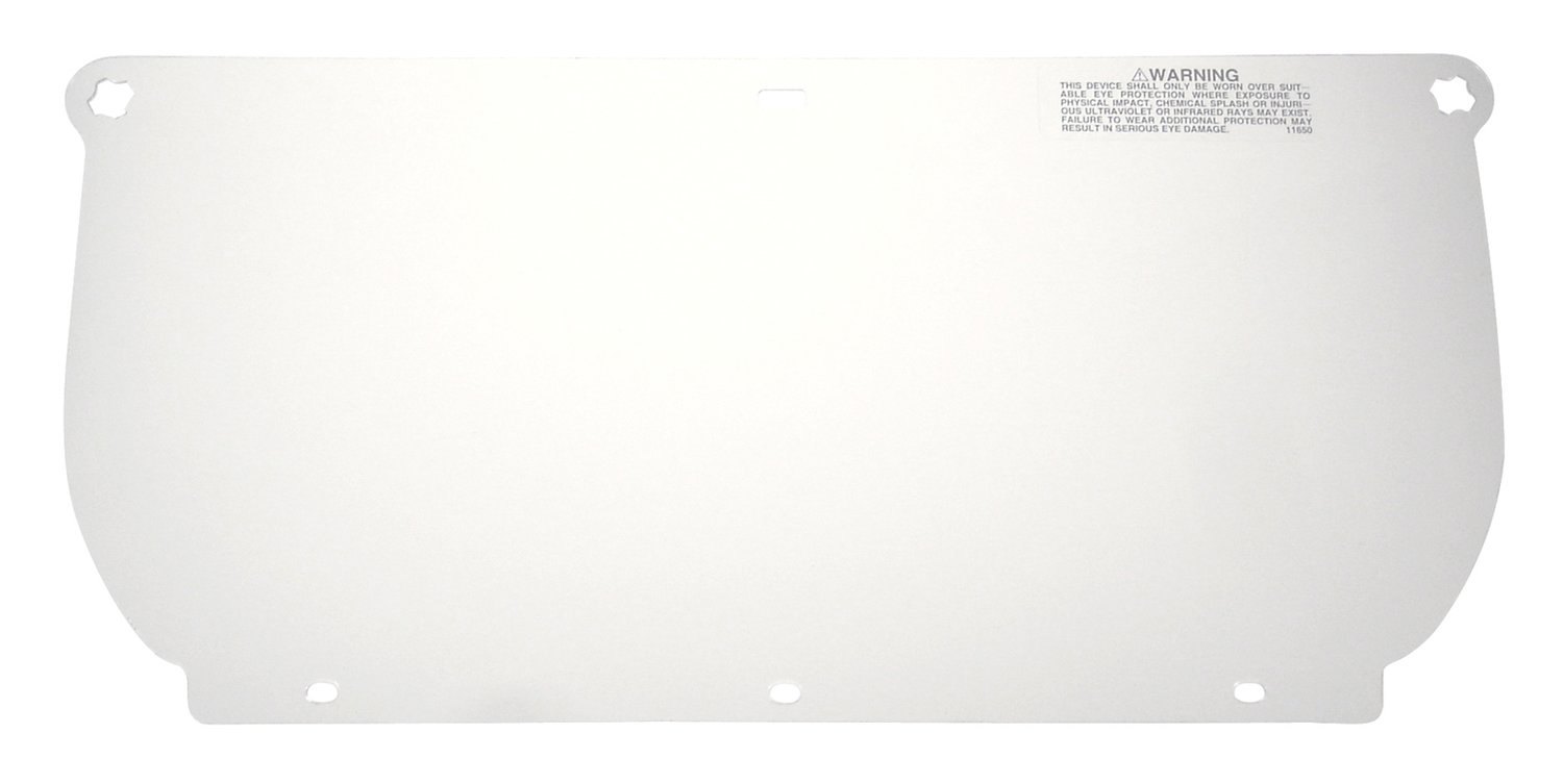 7000002337 - 3M Clear Polycarbonate Faceshield WP98, 82543-00000, Flat Stock 10 EA/Case
