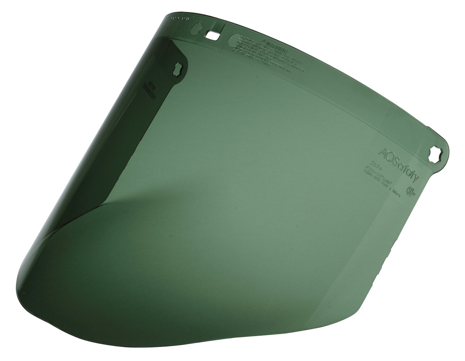 7000002340 - 3M Polycarbonate Faceshield WP96C, Dark Green, 82702-00000, Molded 10 EA/Case