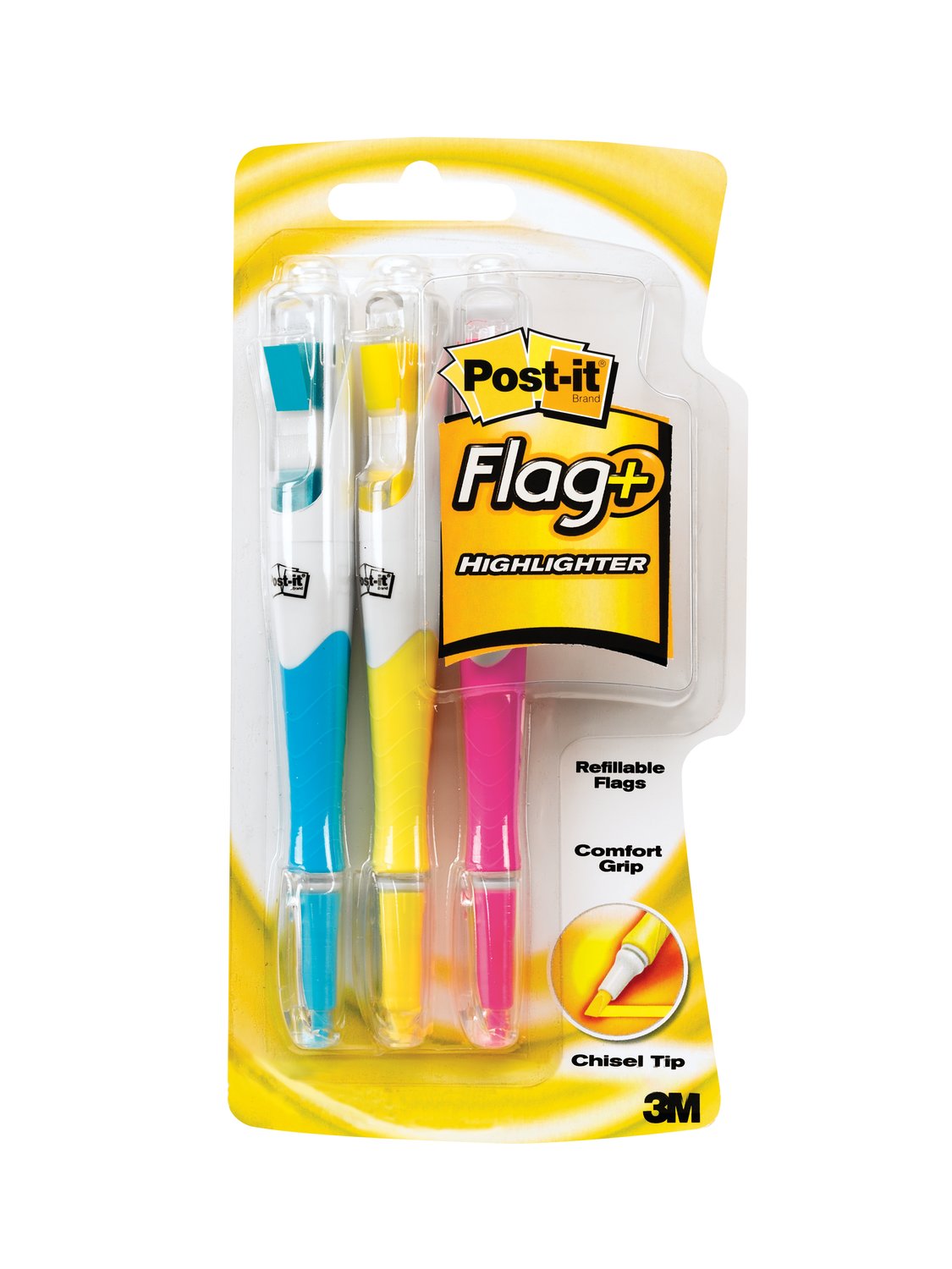 7010332080 - Post-it Flag Highlighter 689-HL3