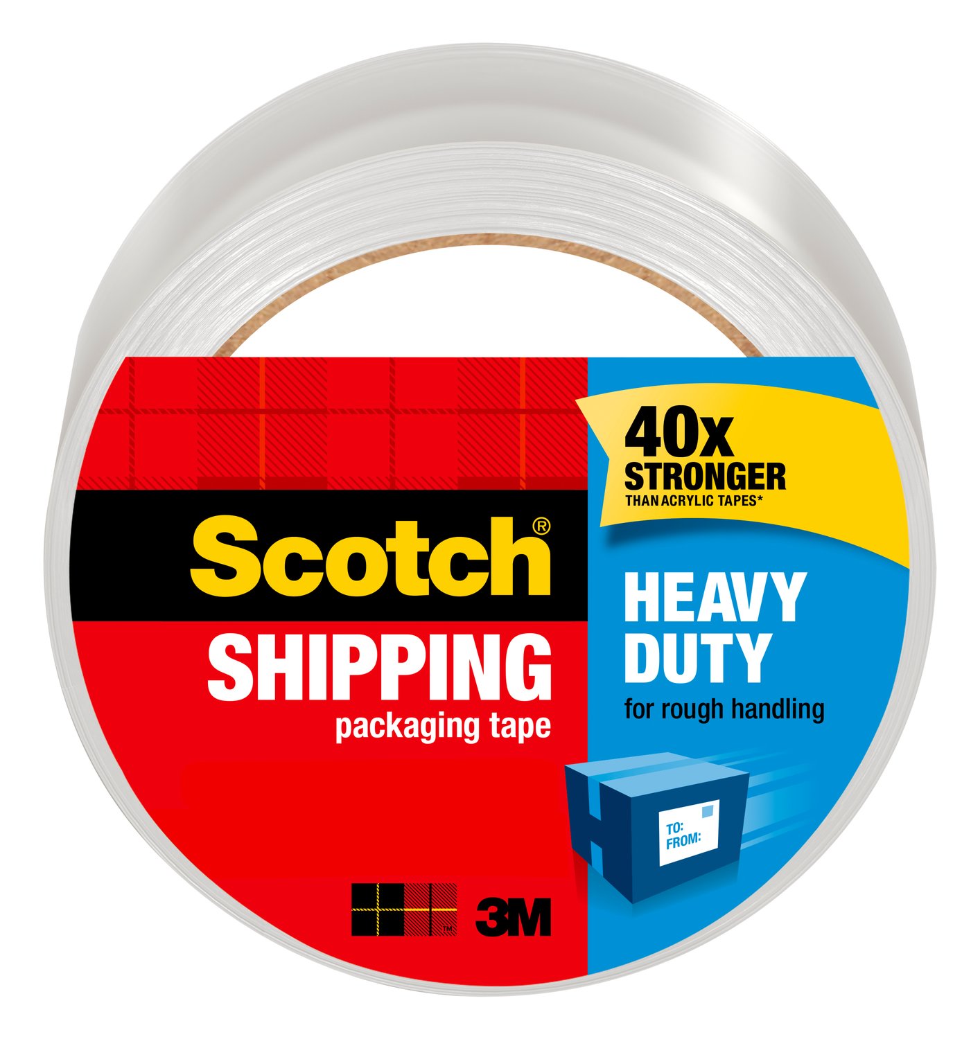 7100235629 - Scotch Heavy Duty Shipping Packaging Tape 3850S-LR3, 1.88 in x 38.2 yd (48 mm x 35 m)