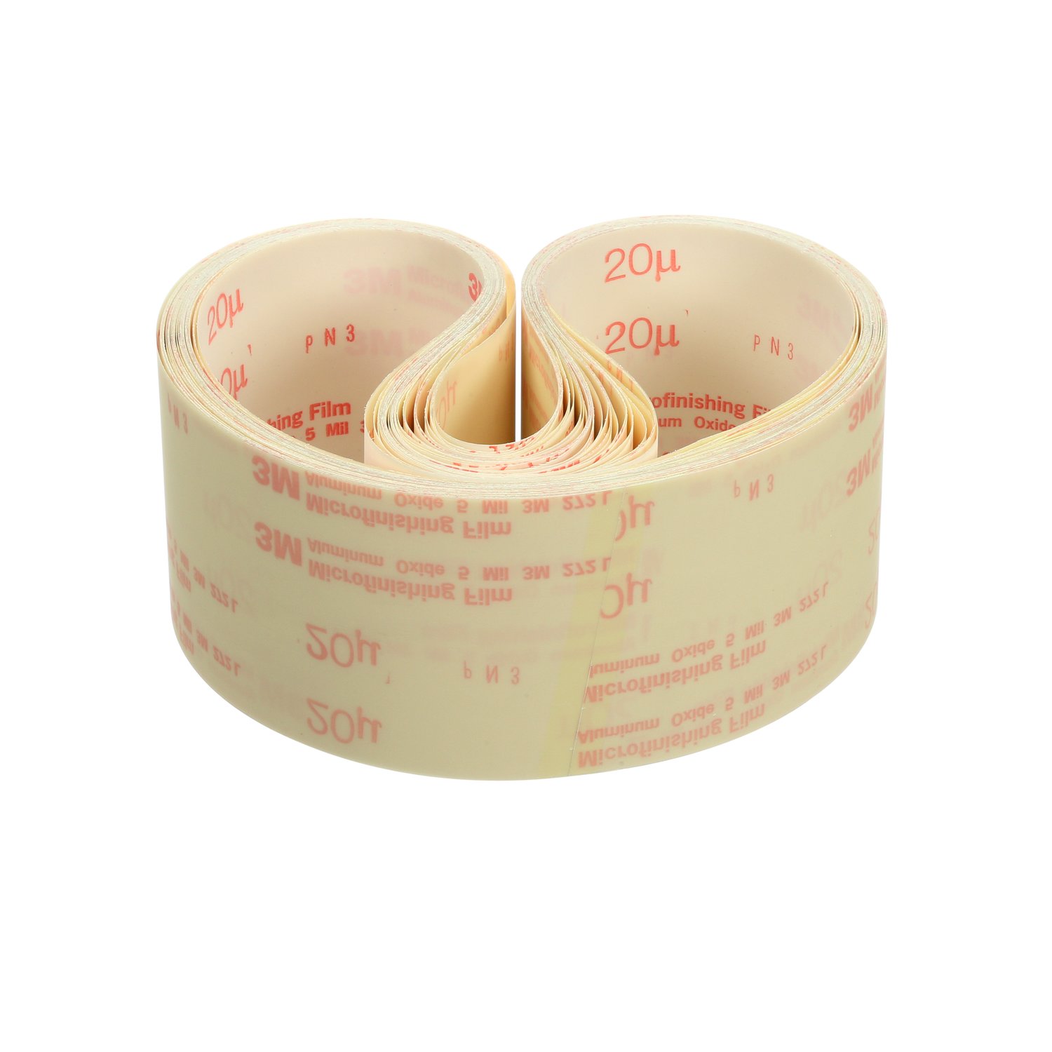 7010509224 - 3M Microfinishing Film Belt 272L, 30 Mic 5MIL, Type UK, 2 in x 72 in