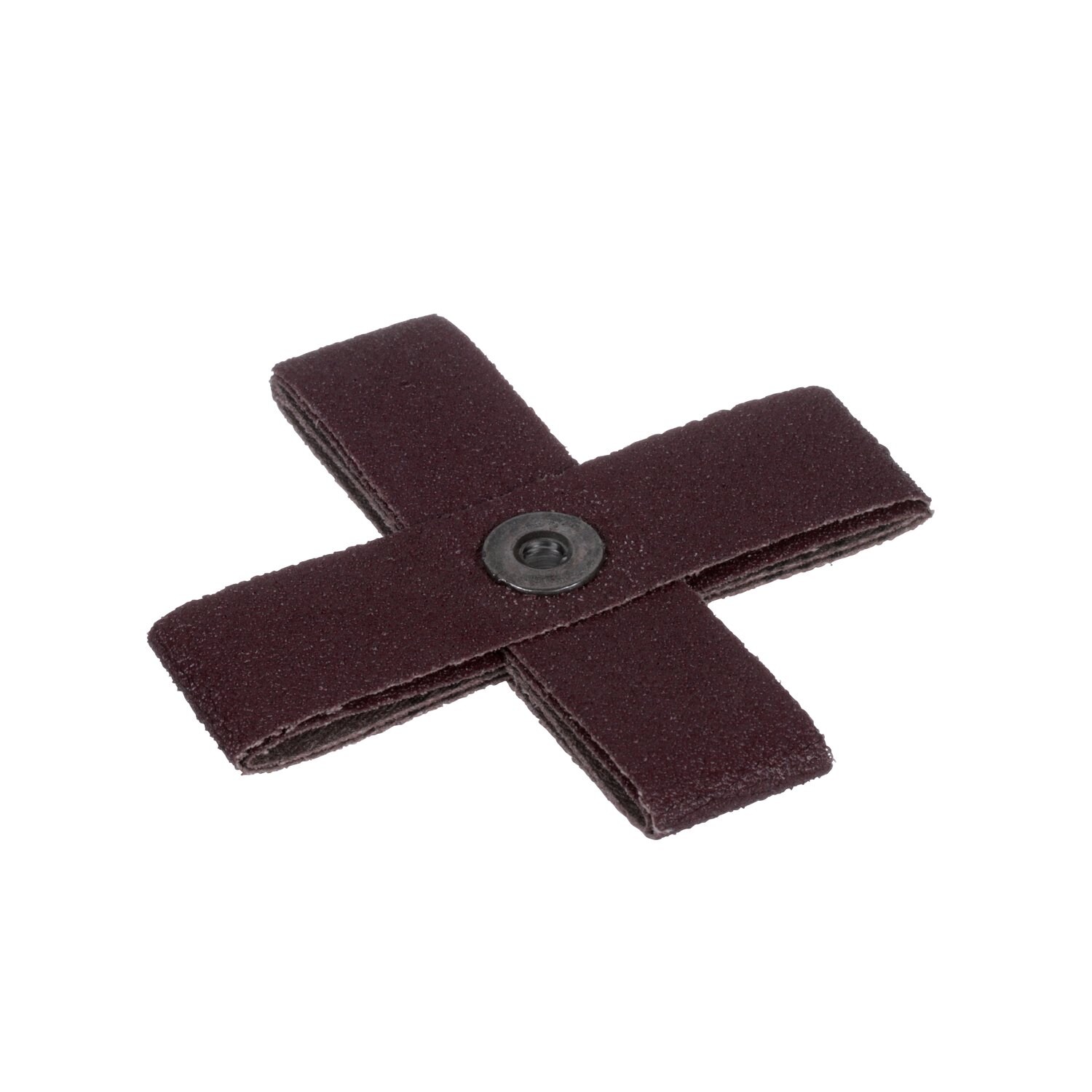 7100105073 - Standard Abrasives A/O Cross Pad 704000, 8 PLY, 4 in x 4 in x 1 in,1/4-20, 60, 25/Carton, 250 ea/Case