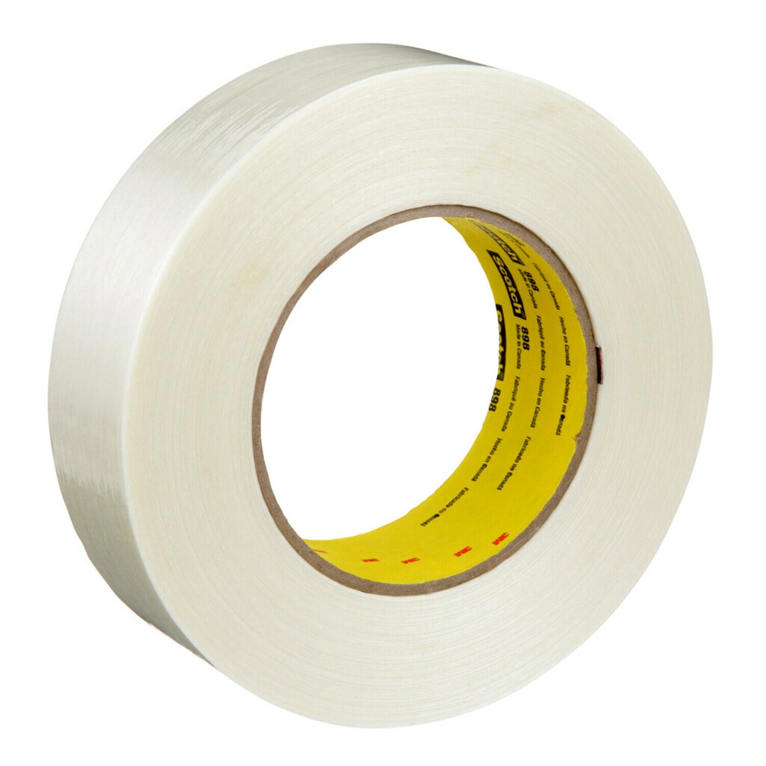 7000144703 - Scotch Filament Tape 898, Clear, 36 mm x 55 m, 6.6 mil, 24 Roll/Case