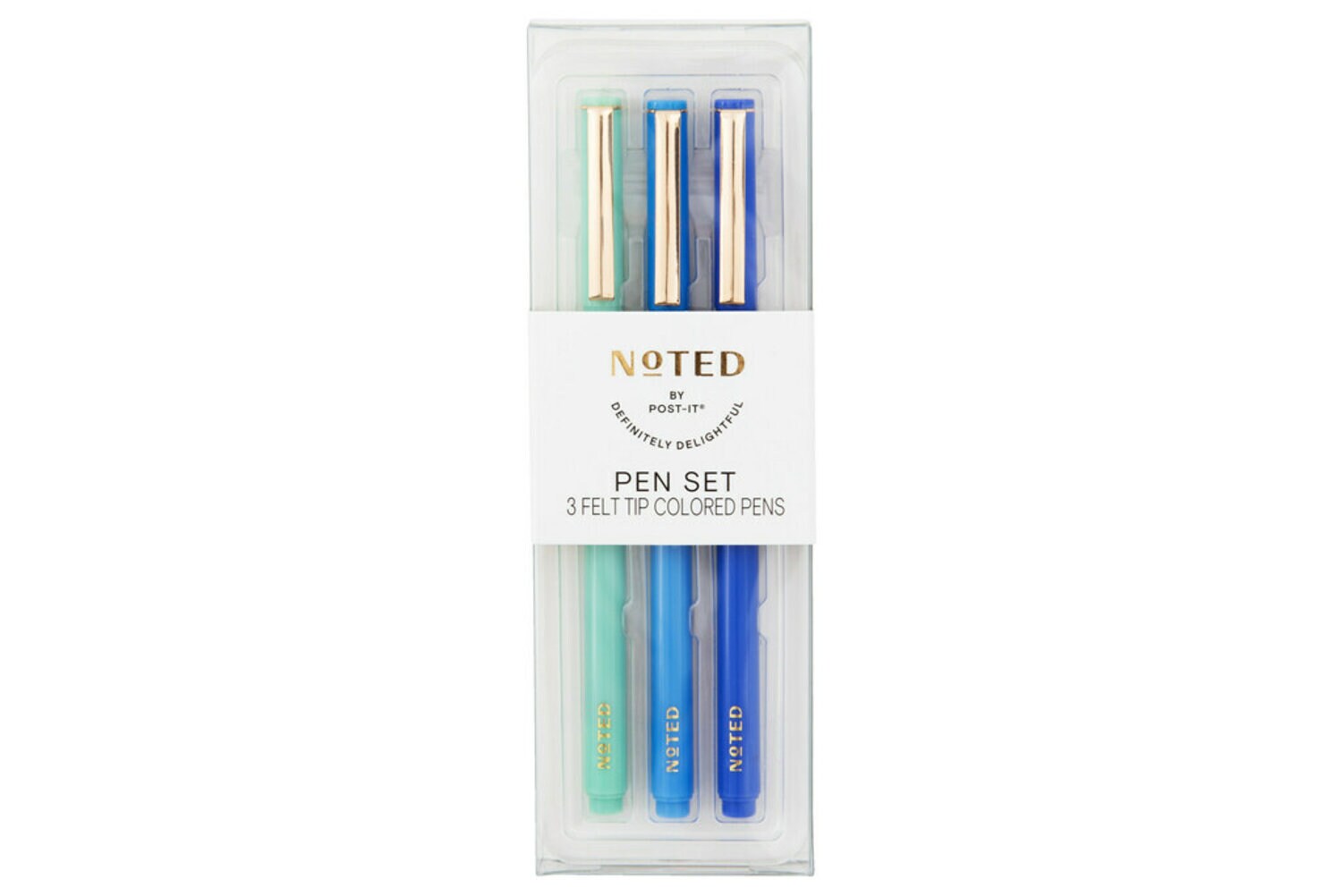 7100306557 - Post-it 3pk Pens NTD8-PEN-2, 3 Felt Tip Colored Pens