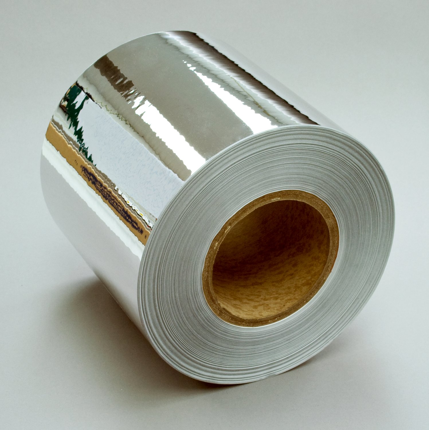 7100073025 - 3M Sheet and Screen Label Material 9017FL, Bright Silver Polyester,
Roll, Config