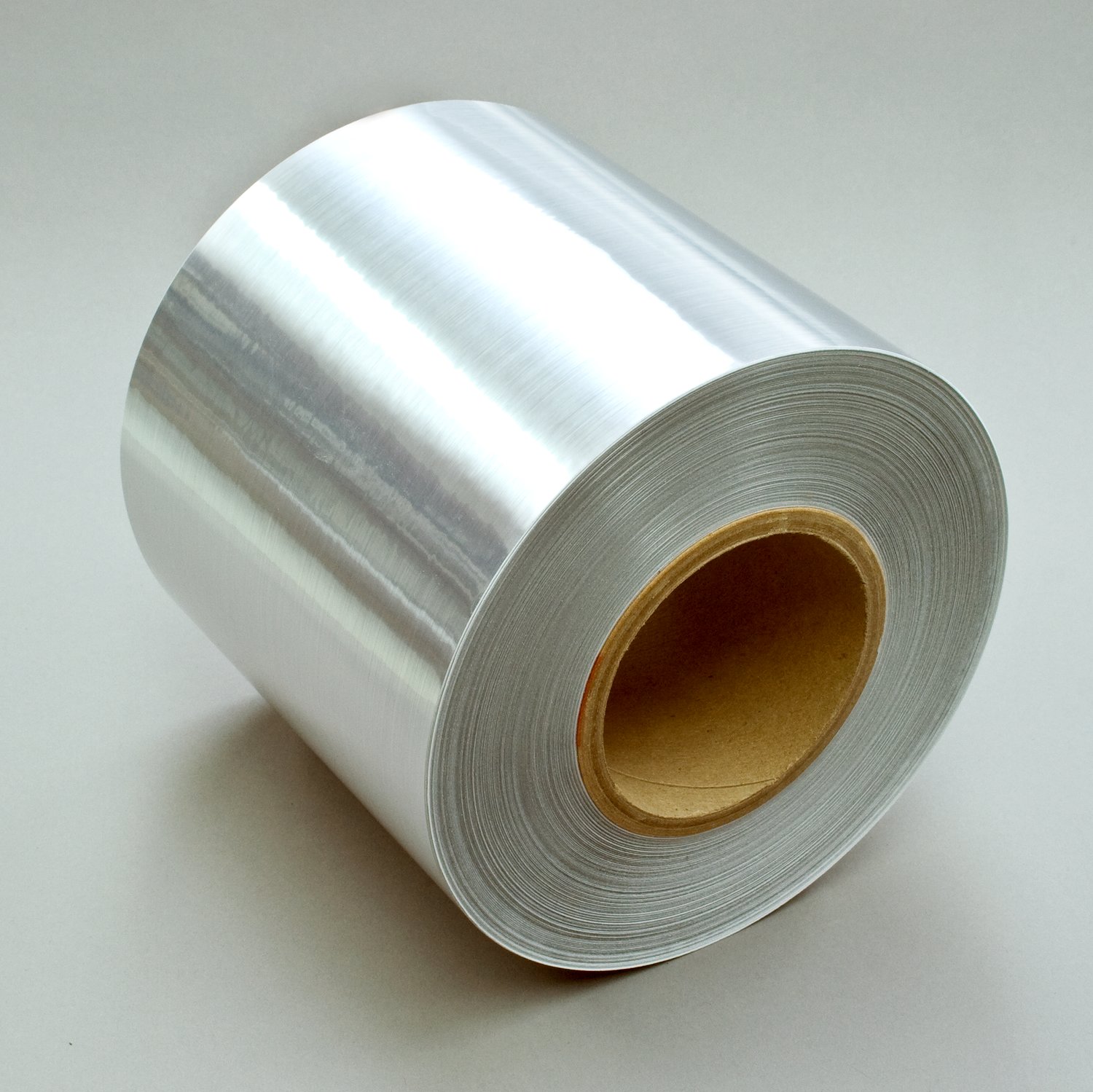 7100048838 - 3M Sheet and Screen Label Material 7909L, Brushed Silver Polyester, Long Brush Strokes, Roll, Config