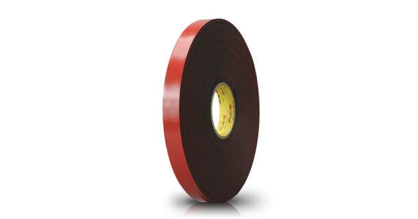 7100261953 - 3M VHB Structural Glazing Tape B23F, Black, 7/8 in x 36 yd, 12 Rolls/Case, Restricted