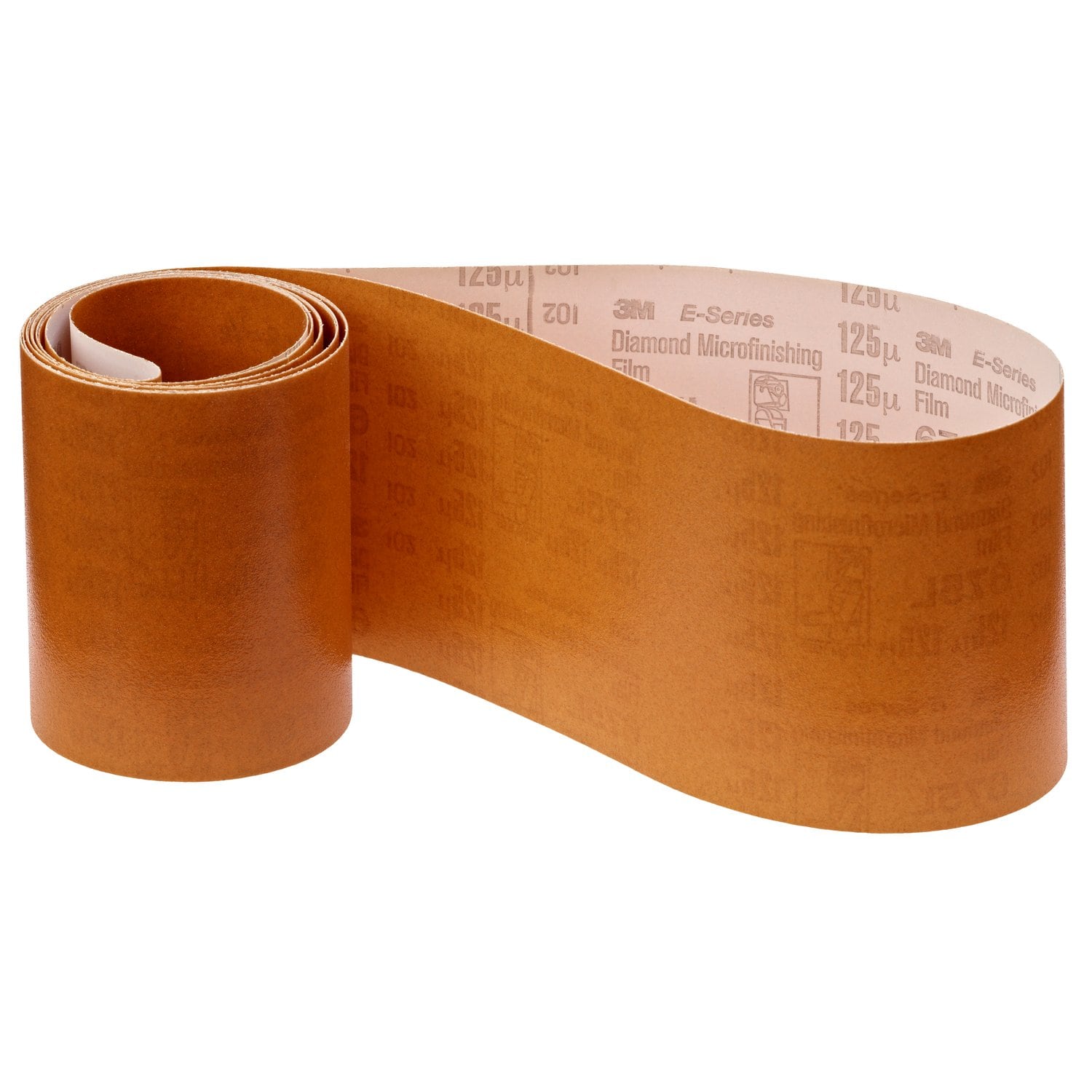 7010508784 - 3M Diamond Microfinishing Film Belt 675L, 125 Mic 6MIL, Orange, 1 in x 48 in
