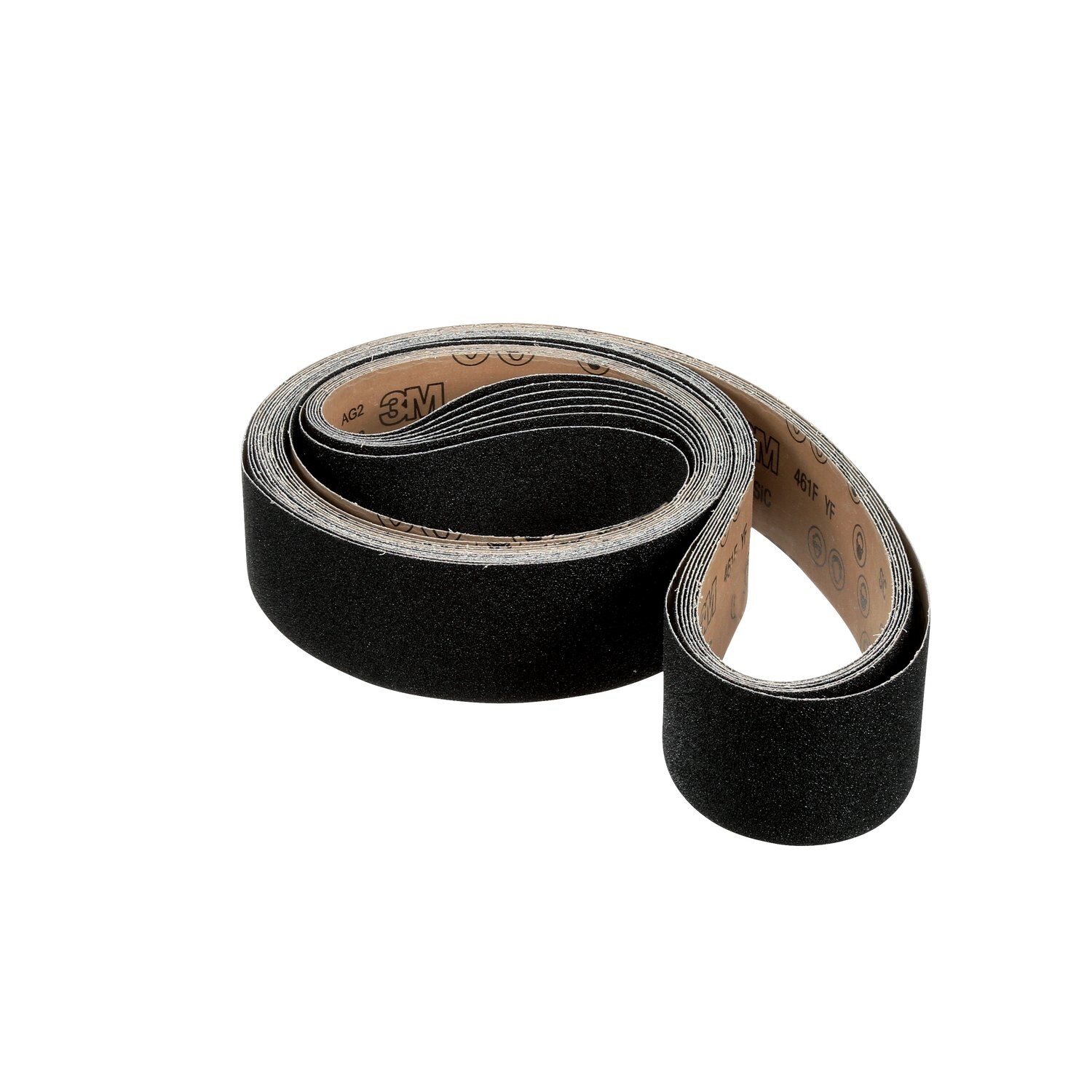 7010360627 - 3M Glass Sanding Cloth Belt 461F, 4 in x 132 in P80 YF-weight, 5/Carton, 25 ea/Case