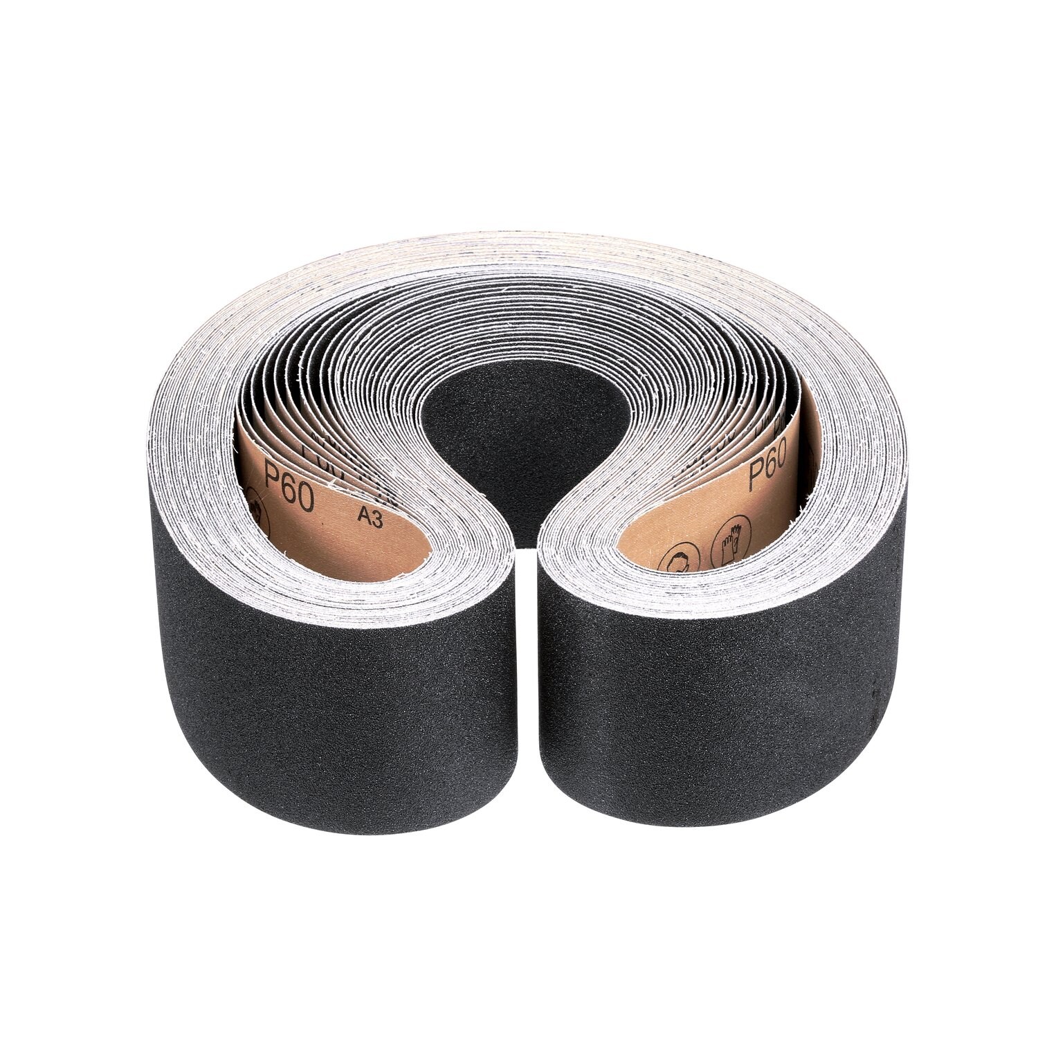 7010360649 - 3M Cloth Belt 461F, P180 XF-weight, 6 in x 131 in, Sine-lok, Single-flex, 20 ea/Case
